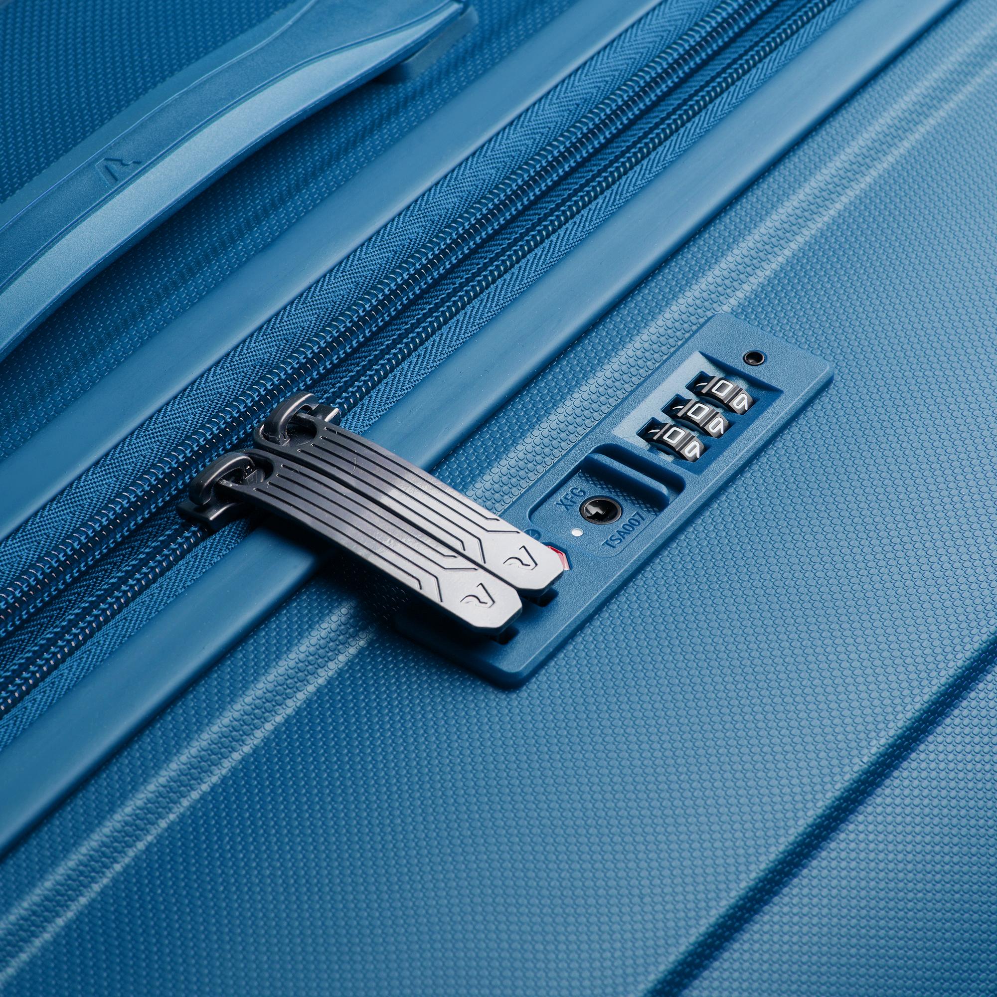 B-FLYING Valise cabine 55x40x20/25 cm Extensible - Denim
