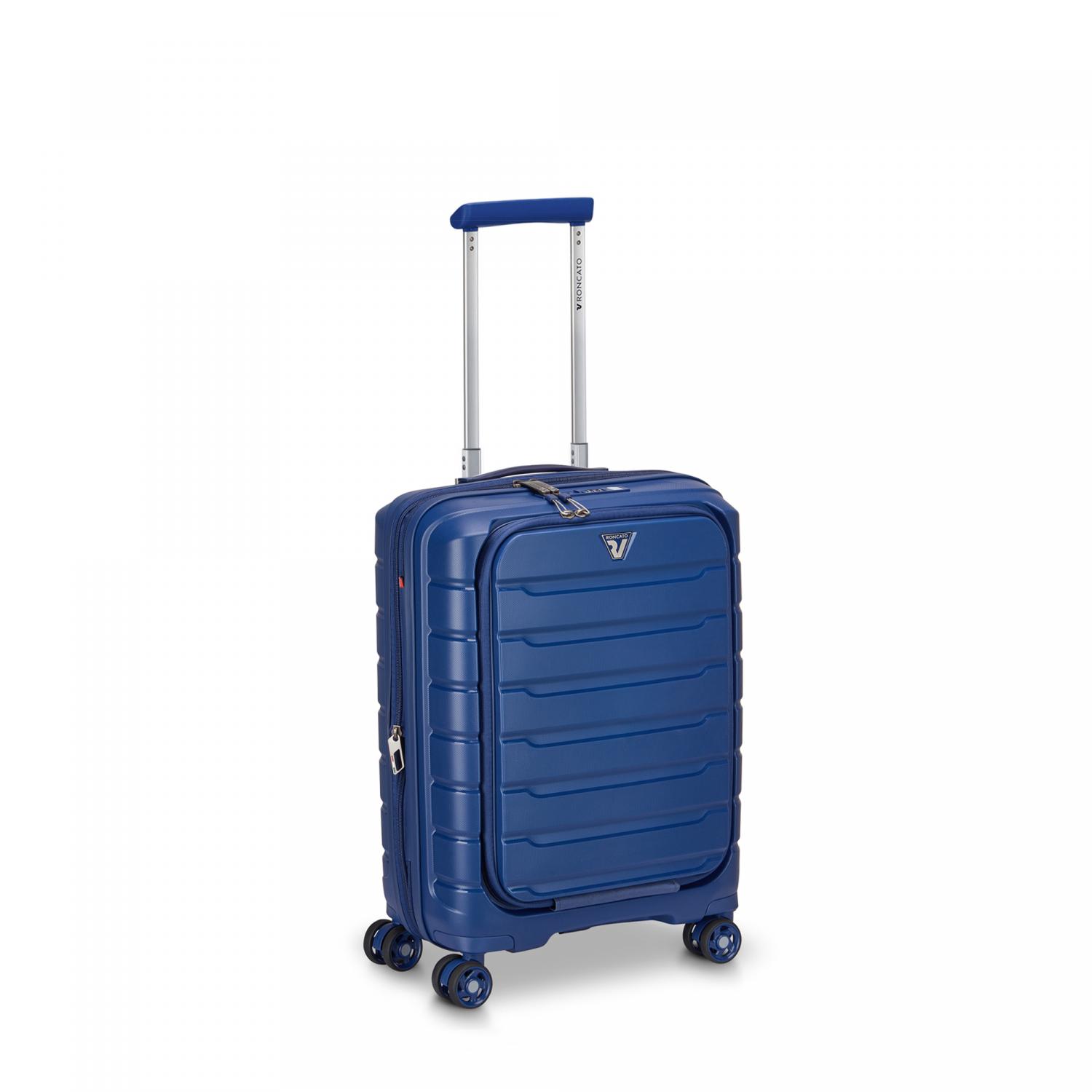 Roncato B-flying Trolley Bagaglio A Mano Espandibile - 55x40x20/25 Cm Espandibile - Blu Notte