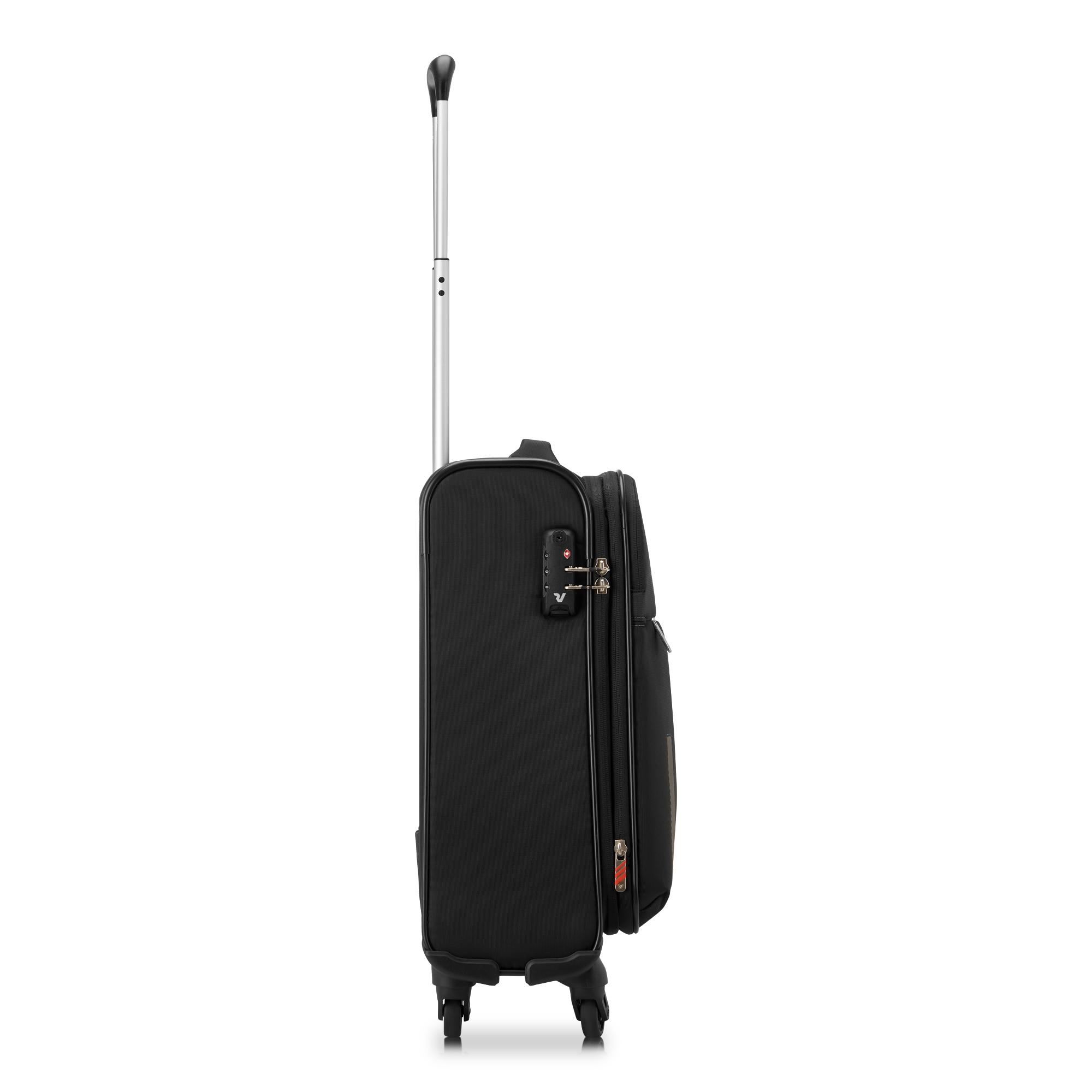 SPEED Valise cabine 55x40x20/23 cm Extensible - Noir/Saphir
