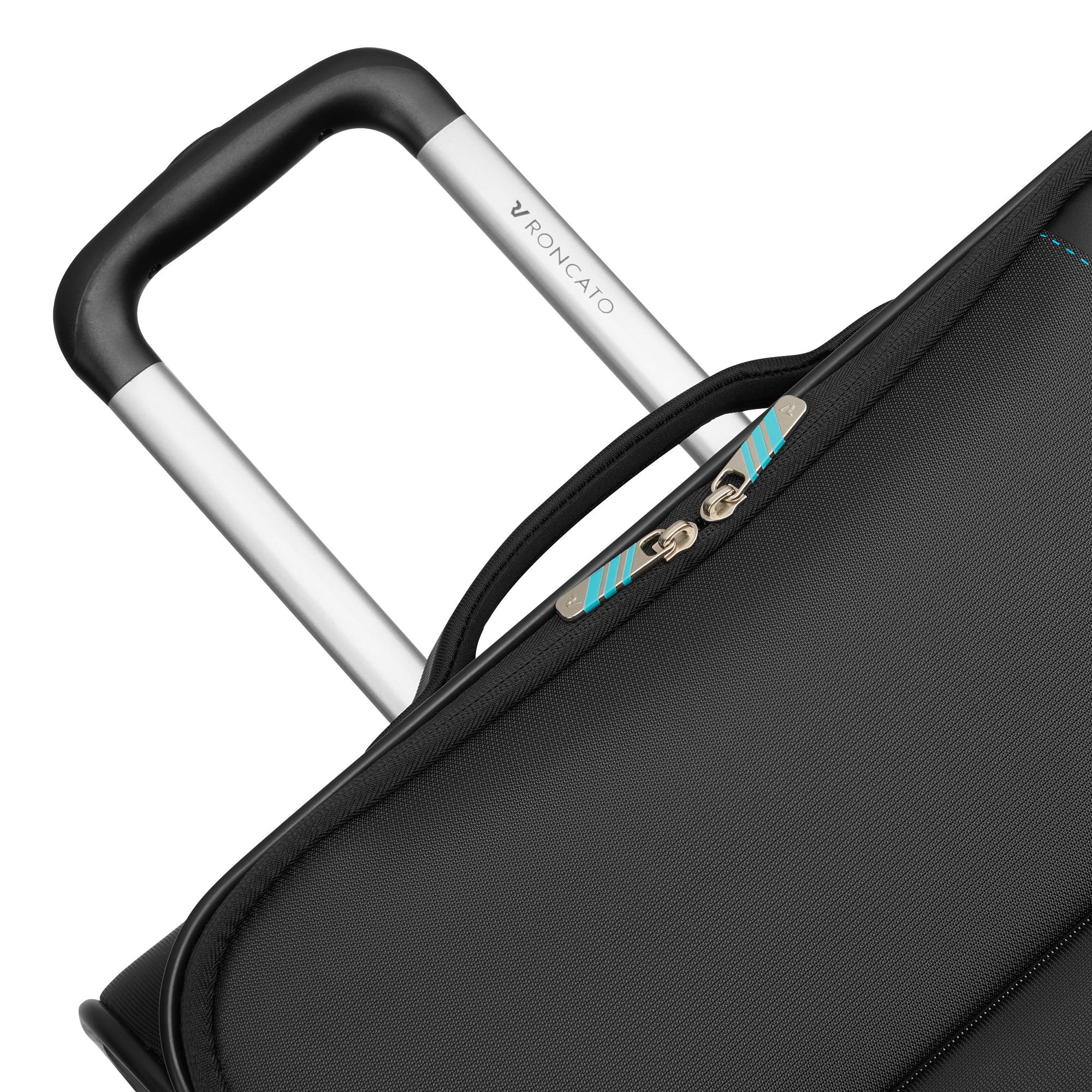 SPEED Valise cabine 55x40x20/23 cm Extensible - Noir/Saphir