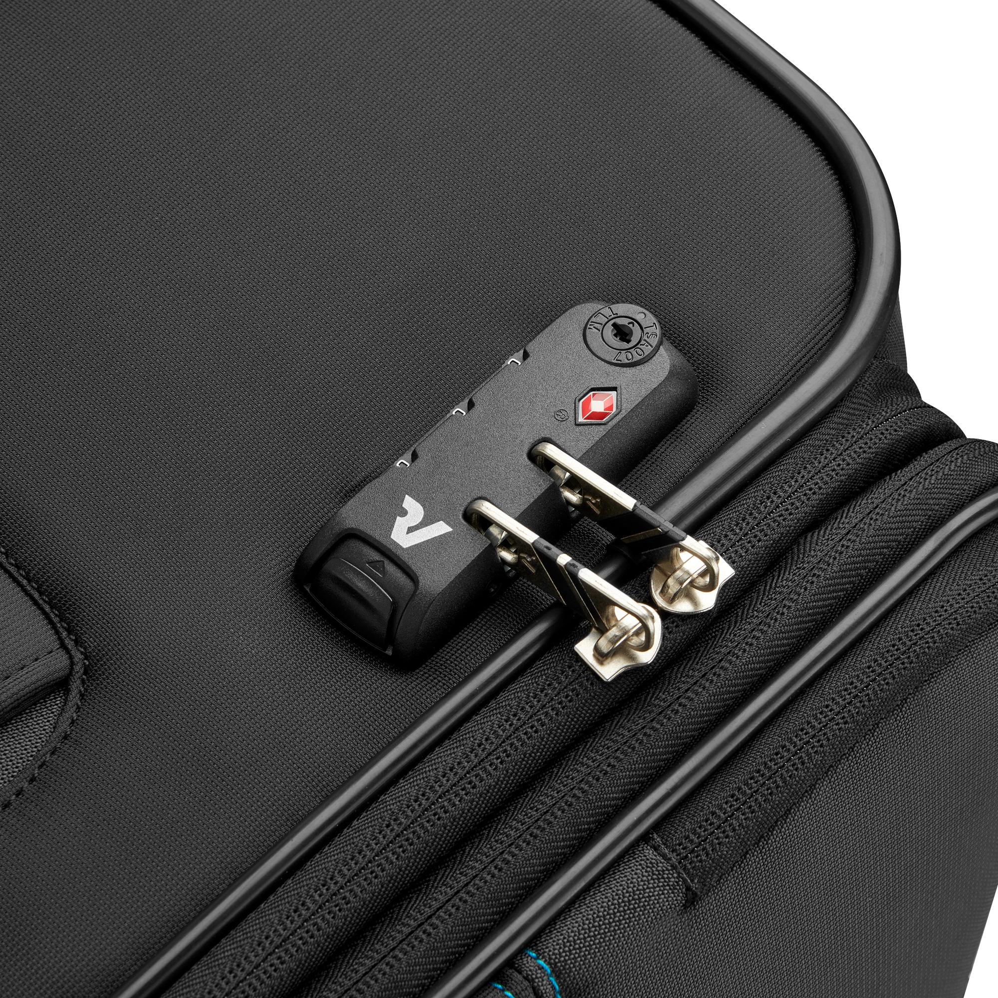 SPEED Valise cabine 55x40x20/23 cm Extensible - Noir/Saphir