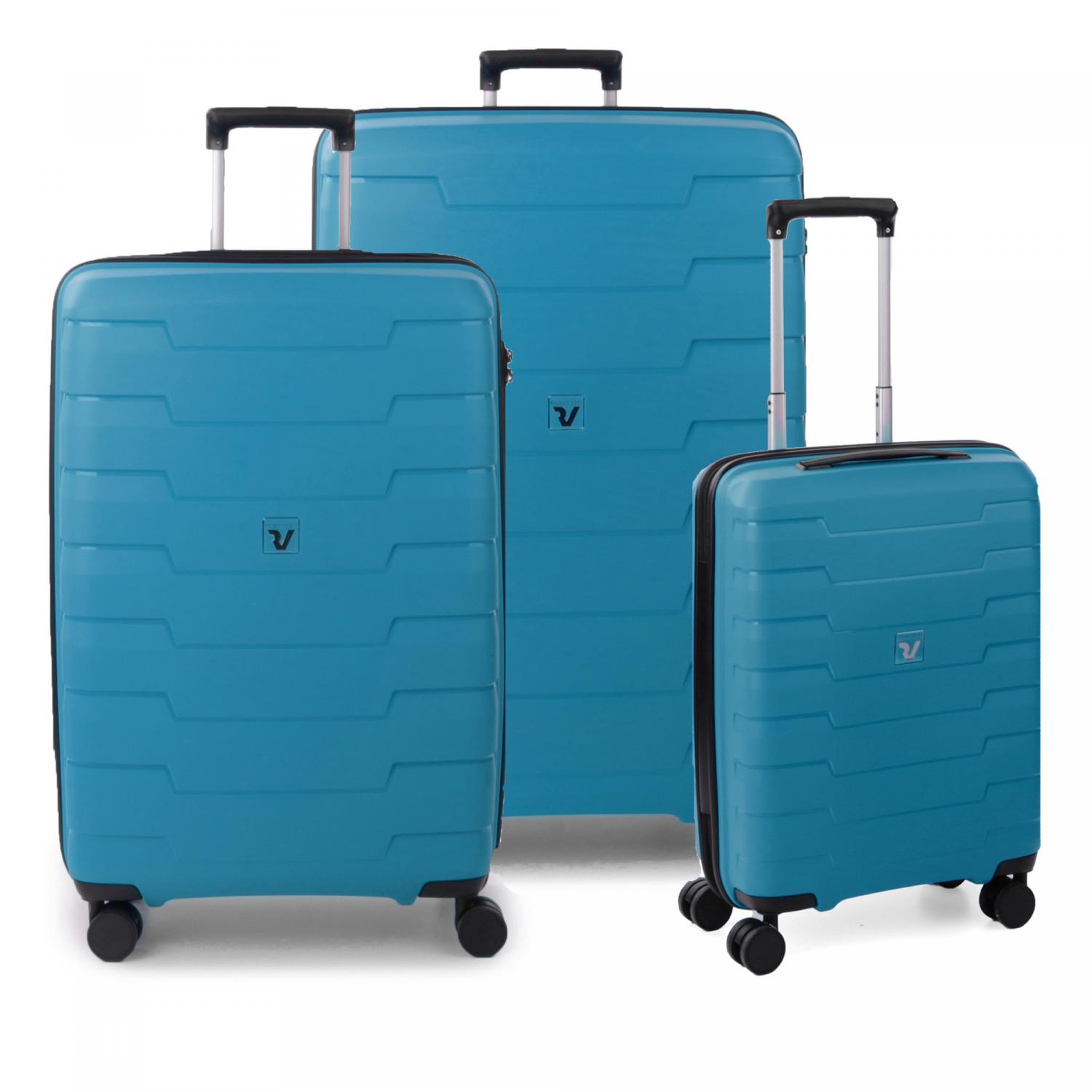 SKYLINE BASIC SET VALIGIE (Grande, Medio, Cabina) - Blu Marino