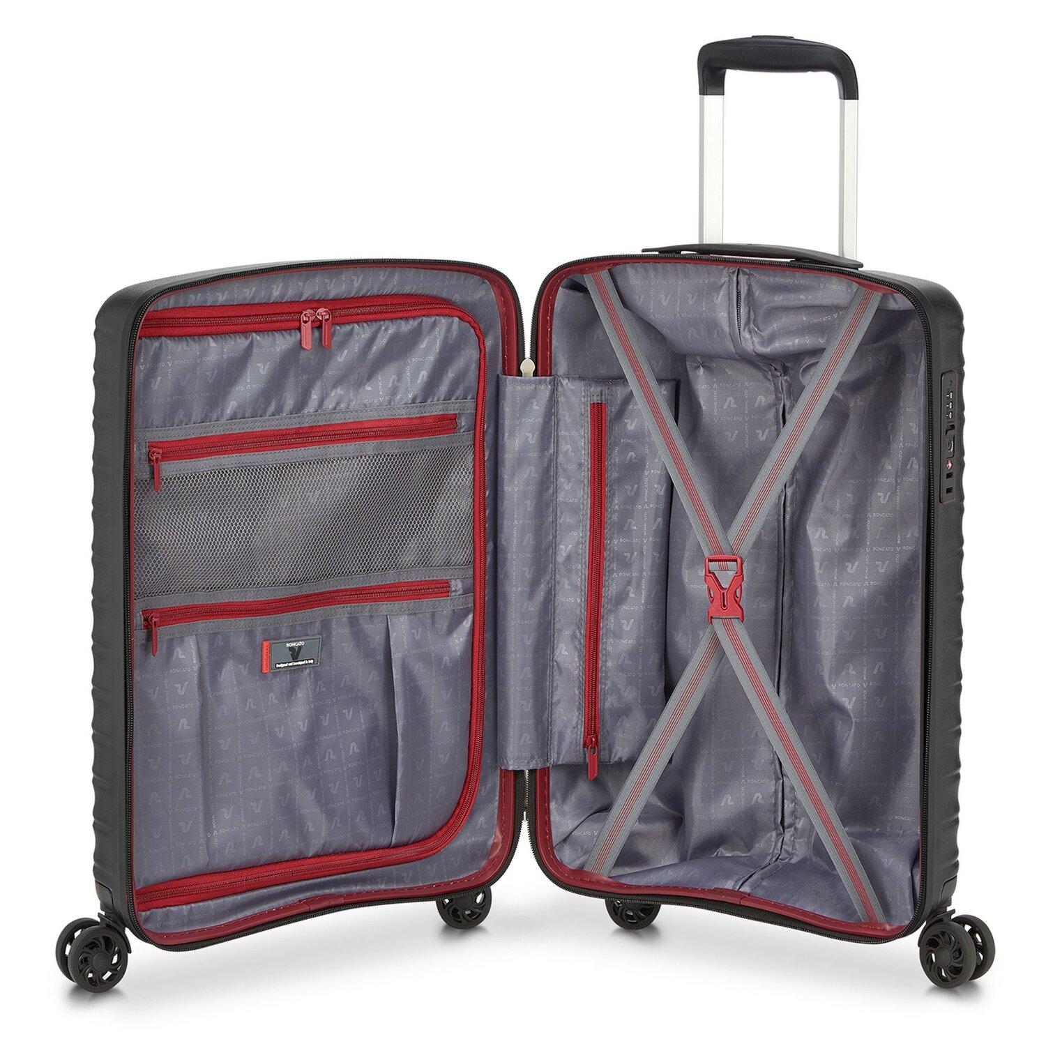WAVE Valise cabine 45x36x20 cm - Noir