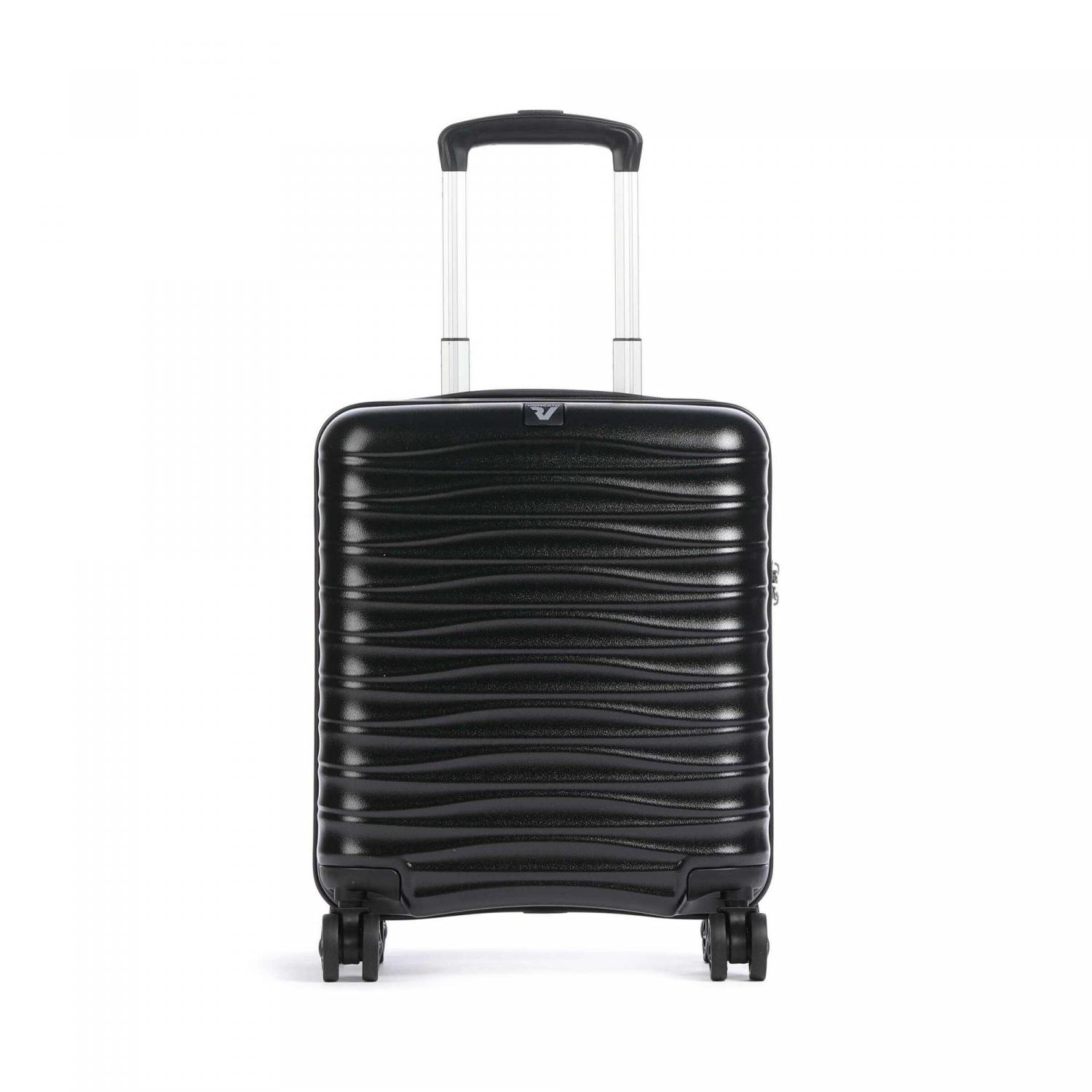 Roncato Wave Trolley Bagaglio A Mano 45x36x20 Cm - Nero