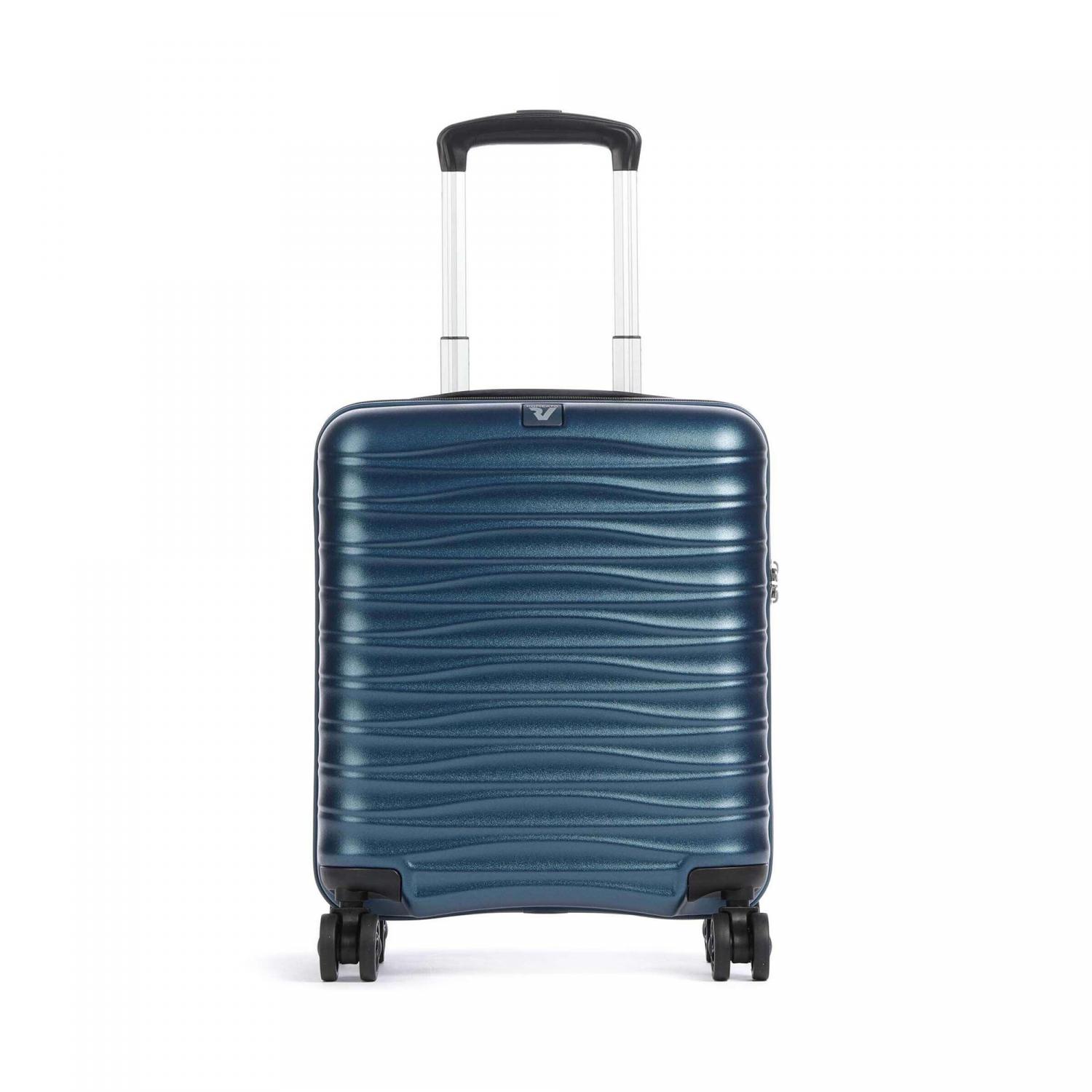 Roncato Wave Trolley Bagaglio A Mano 45x36x20 Cm - Denim