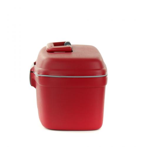 RONCATO CROSSLITE Beauty Case Verde Bottiglia, 27x26x19 Cm, Tracolla Rimovibile, Eco-Sostenibile