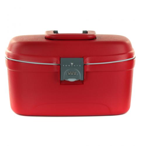 Beauty Case Da Viaggio Portatile P - Rosso Rubino, 8 Litri, Impermeabile Con Gancio, Unisex - 3