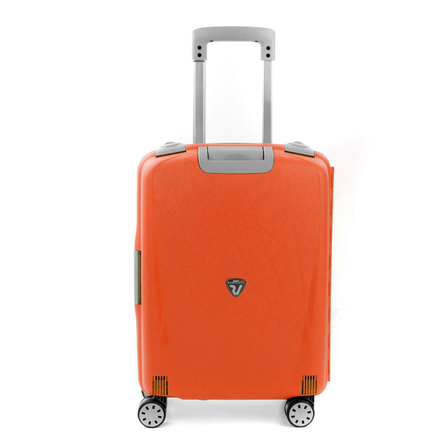 LIGHT Valise cabine 55x40x20 cm - Noir/Papaia