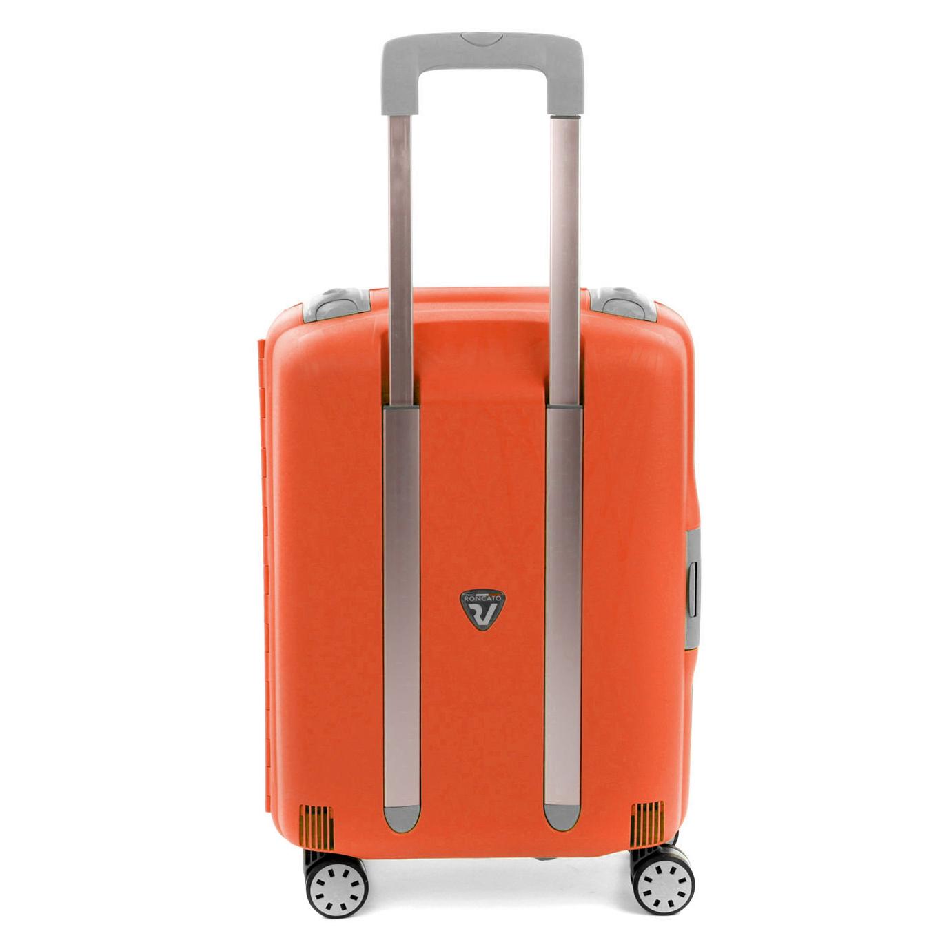 LIGHT Valise cabine 55x40x20 cm - Noir/Papaia
