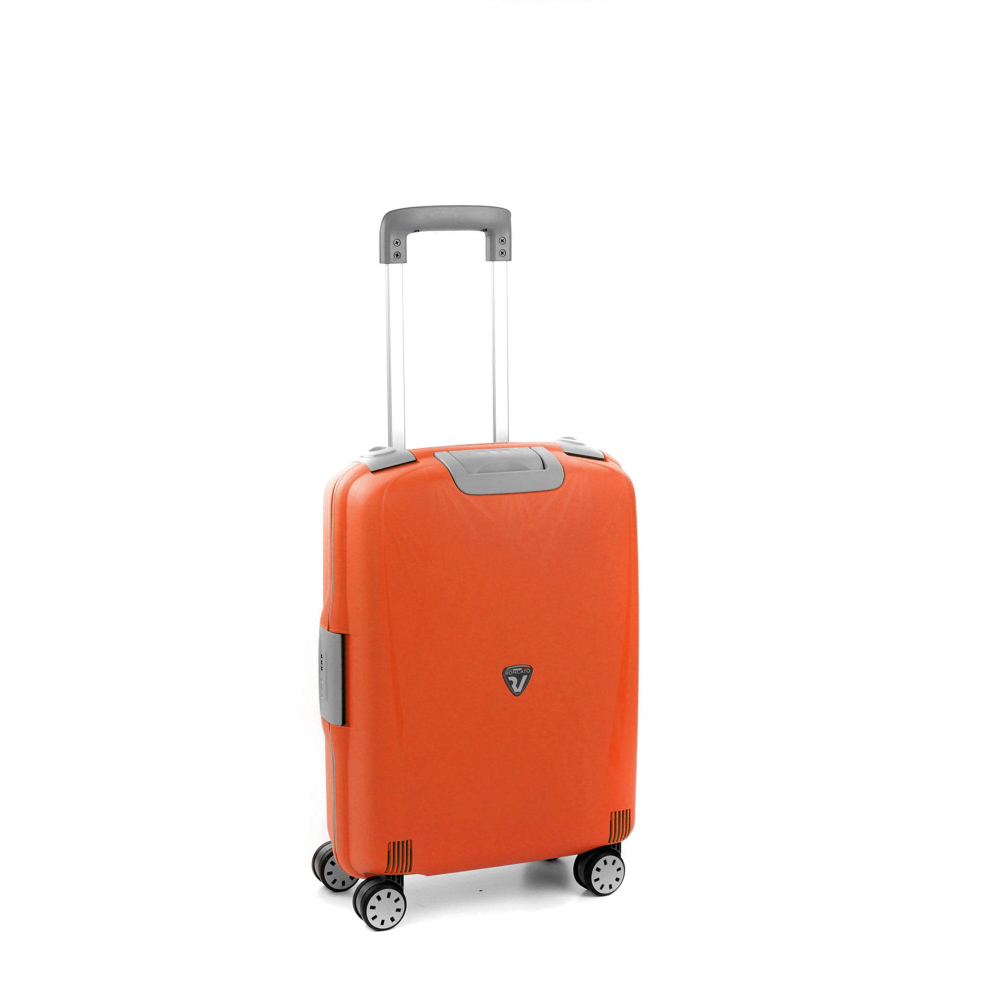 LIGHT Valise cabine 55x40x20 cm - Noir/Papaia
