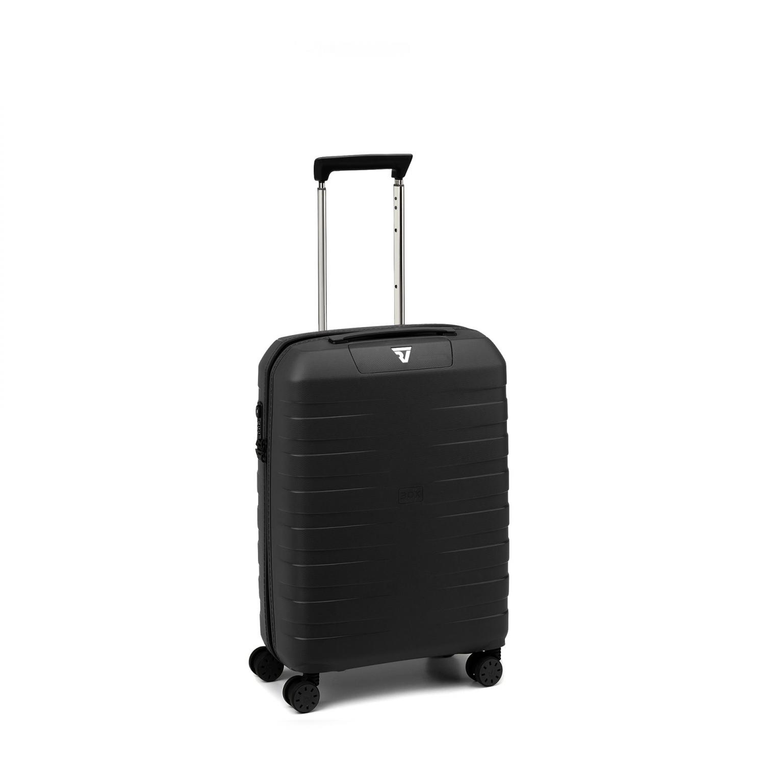Roncato Box Sport Trolley Bagaglio A Mano 55x40x20 Cm - Nero/nero