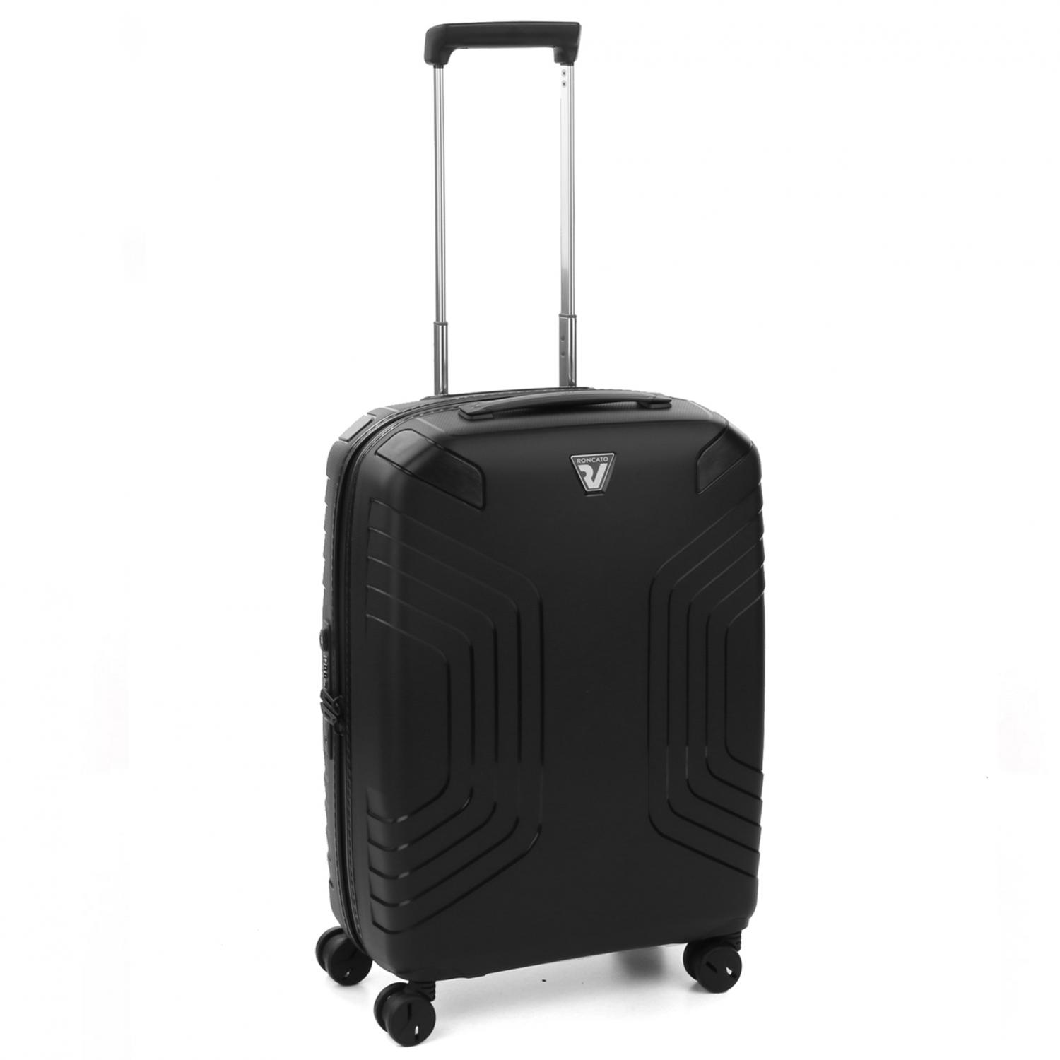 YPSILON 4.0 Trolley bagaglio a mano 55x40x20/25 cm Espandibile - Nero