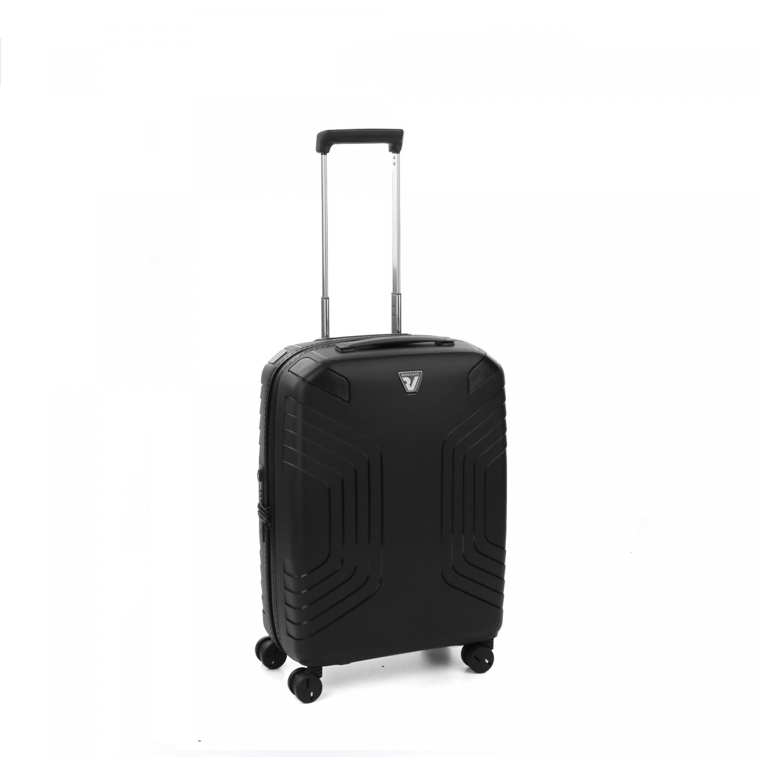 Roncato Ypsilon 4.0 Trolley Bagaglio A Mano 55x40x20/25 Cm Espandibile - Nero