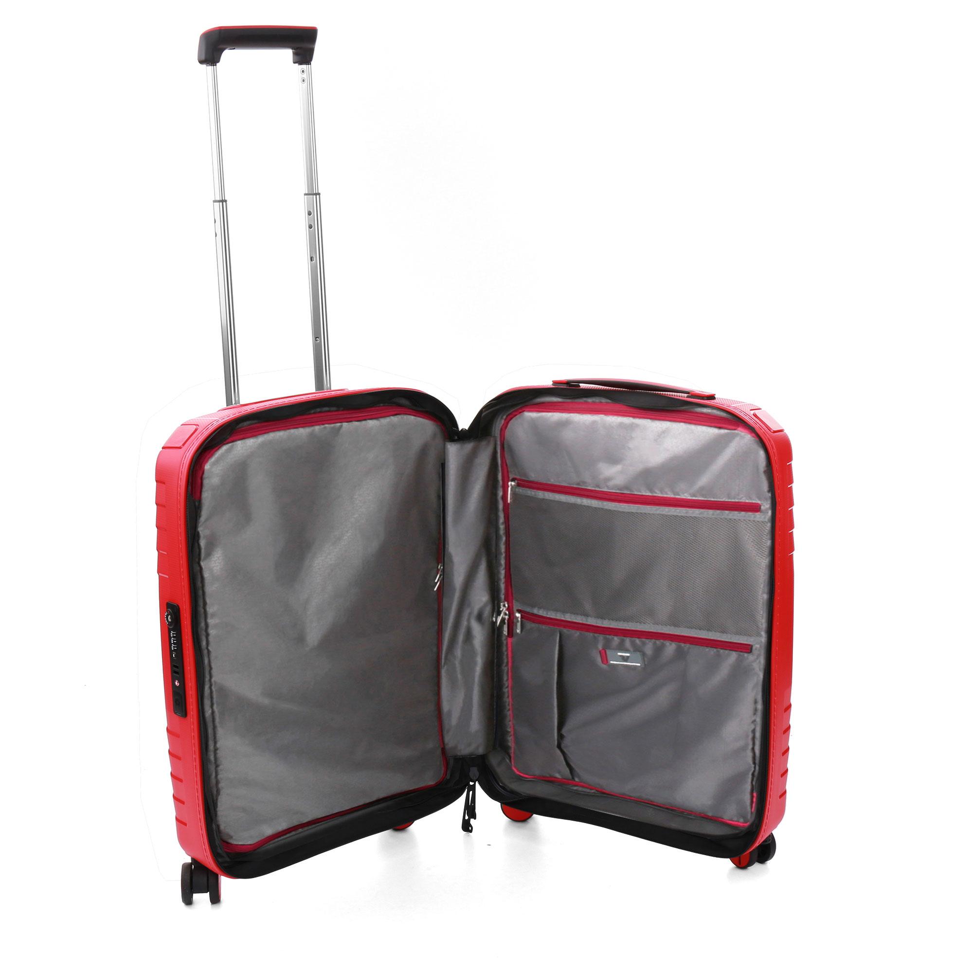 YPSILON 4.0 Valise cabine 55x40x20/25 cm Extensible - Rouge