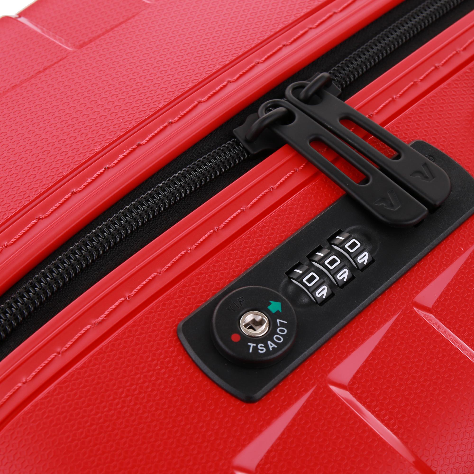 YPSILON 4.0 Valise cabine 55x40x20/25 cm Extensible - Rouge