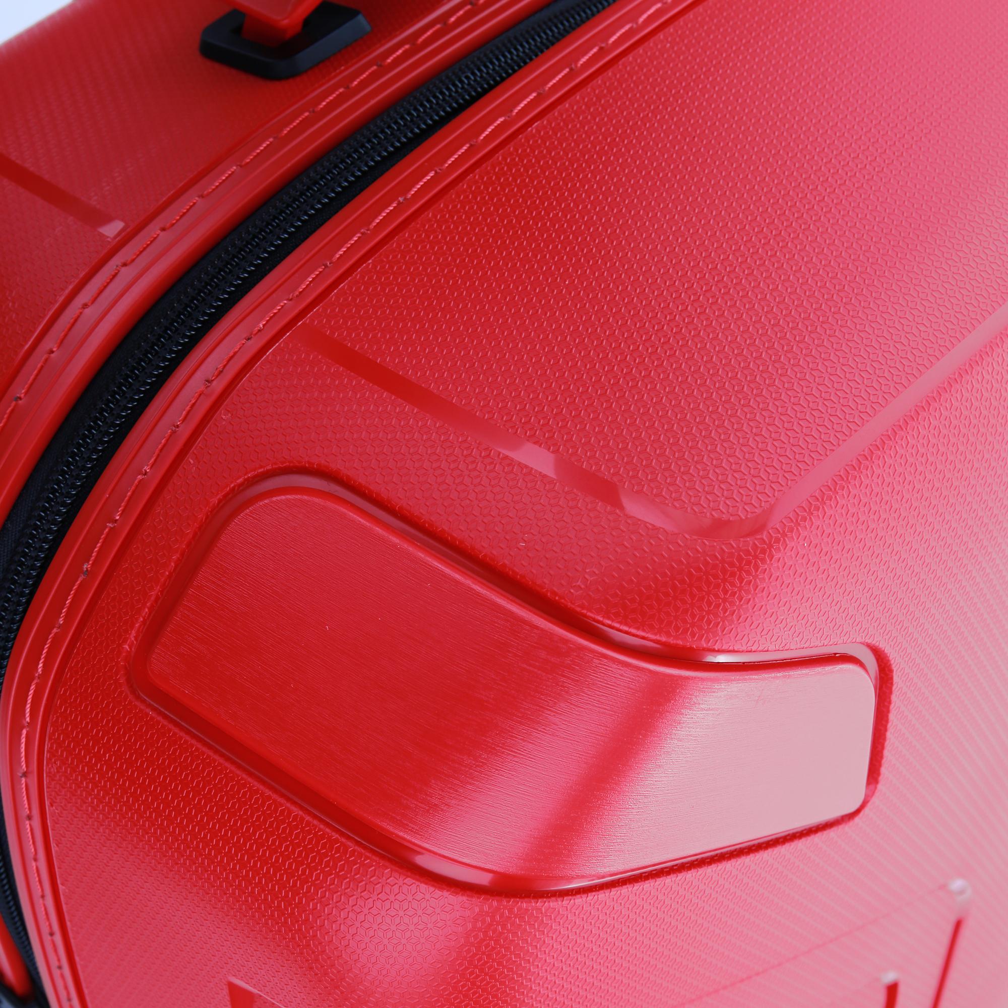 YPSILON 4.0 Valise cabine 55x40x20/25 cm Extensible - Rouge