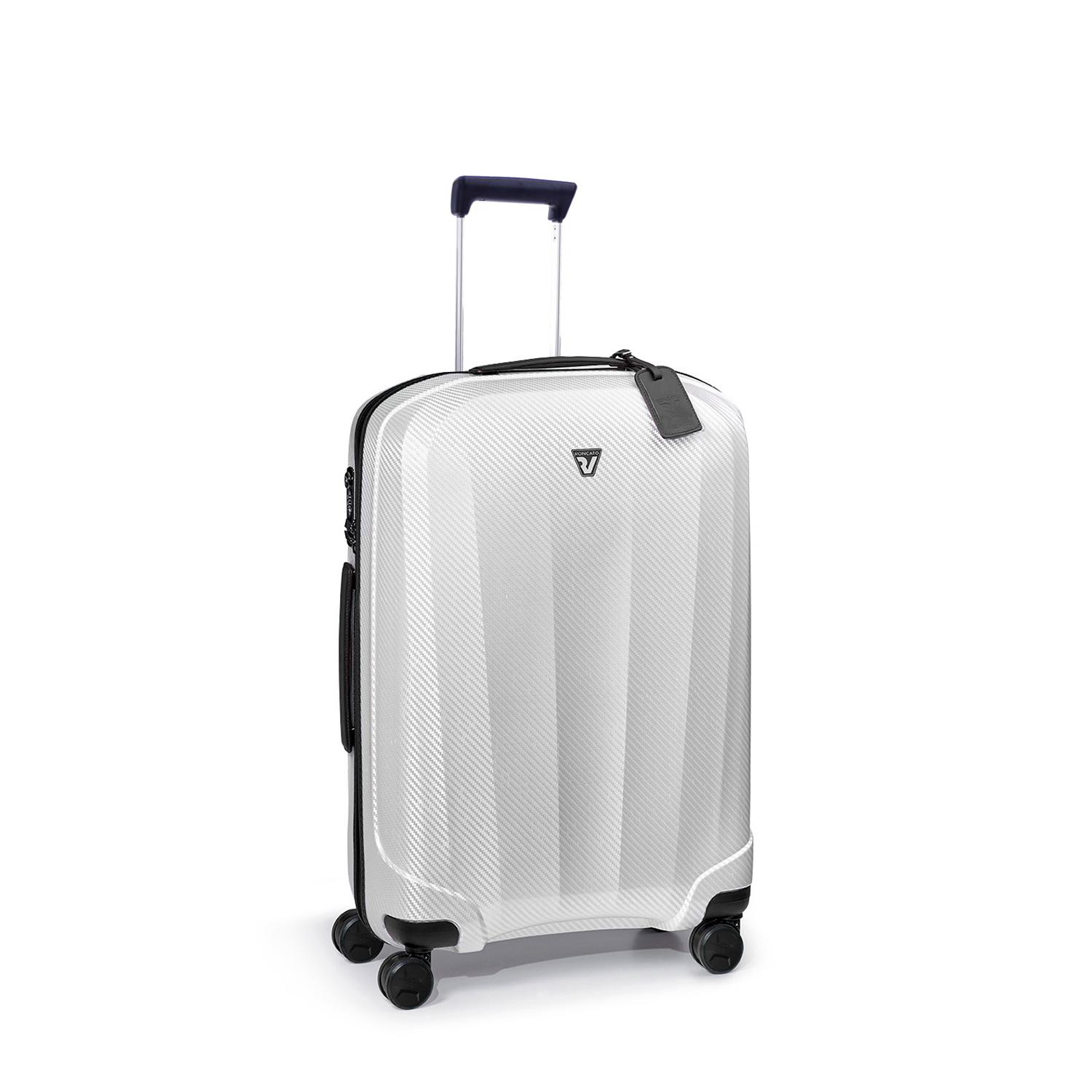 Medium Spinner We Are Glam Cm. 70x49x28 White/black | RV Roncato NL