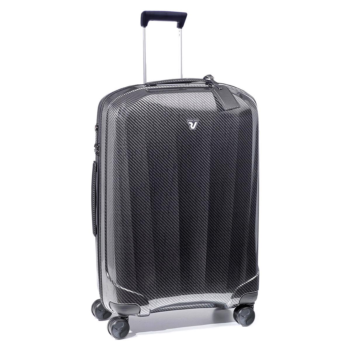 WE ARE GLAM DLX Trolley medio 70 cm Espandibile - Nero/Grafite
