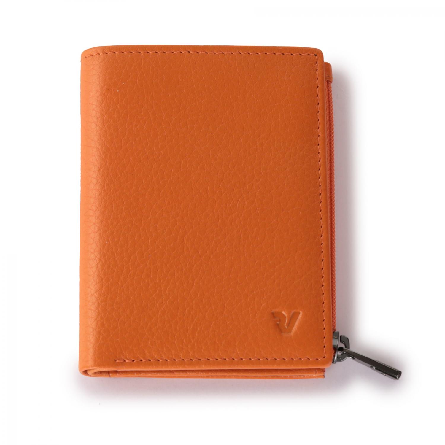 Roncato Iron 4.0 Portafoglio Uomo 9x11x1 Cm - Arancio