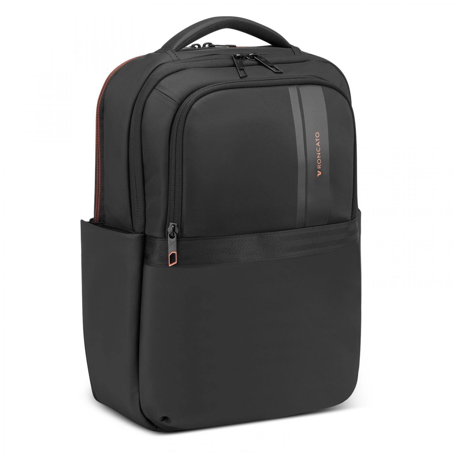 METROPOLITAN TRAVEL Zaino da lavoro porta PC 15.6 -  41x29x14 cm - Nero