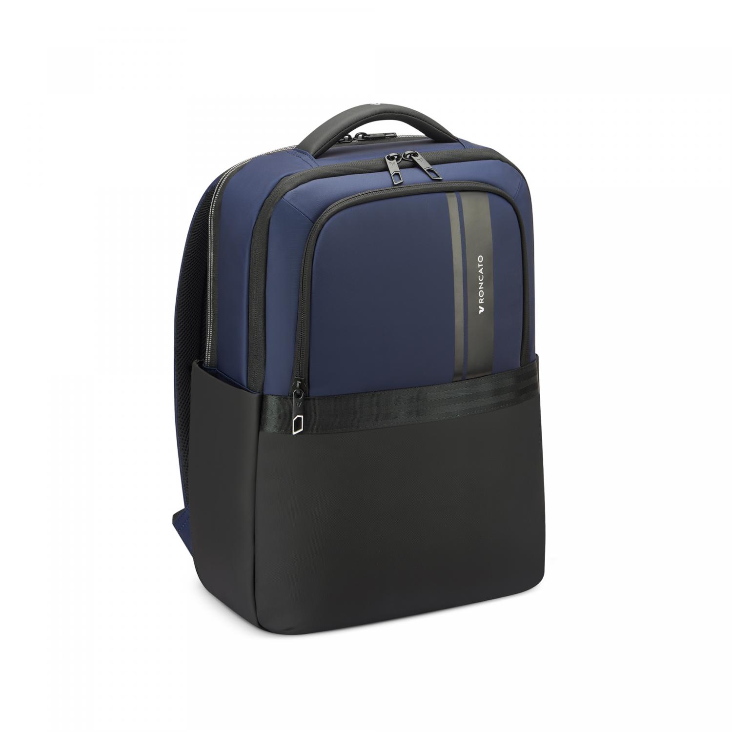 Roncato Metropolitan Travel Zaino Da Lavoro Porta Pc 15.6 - 41x29x14 Cm - Blu Notte