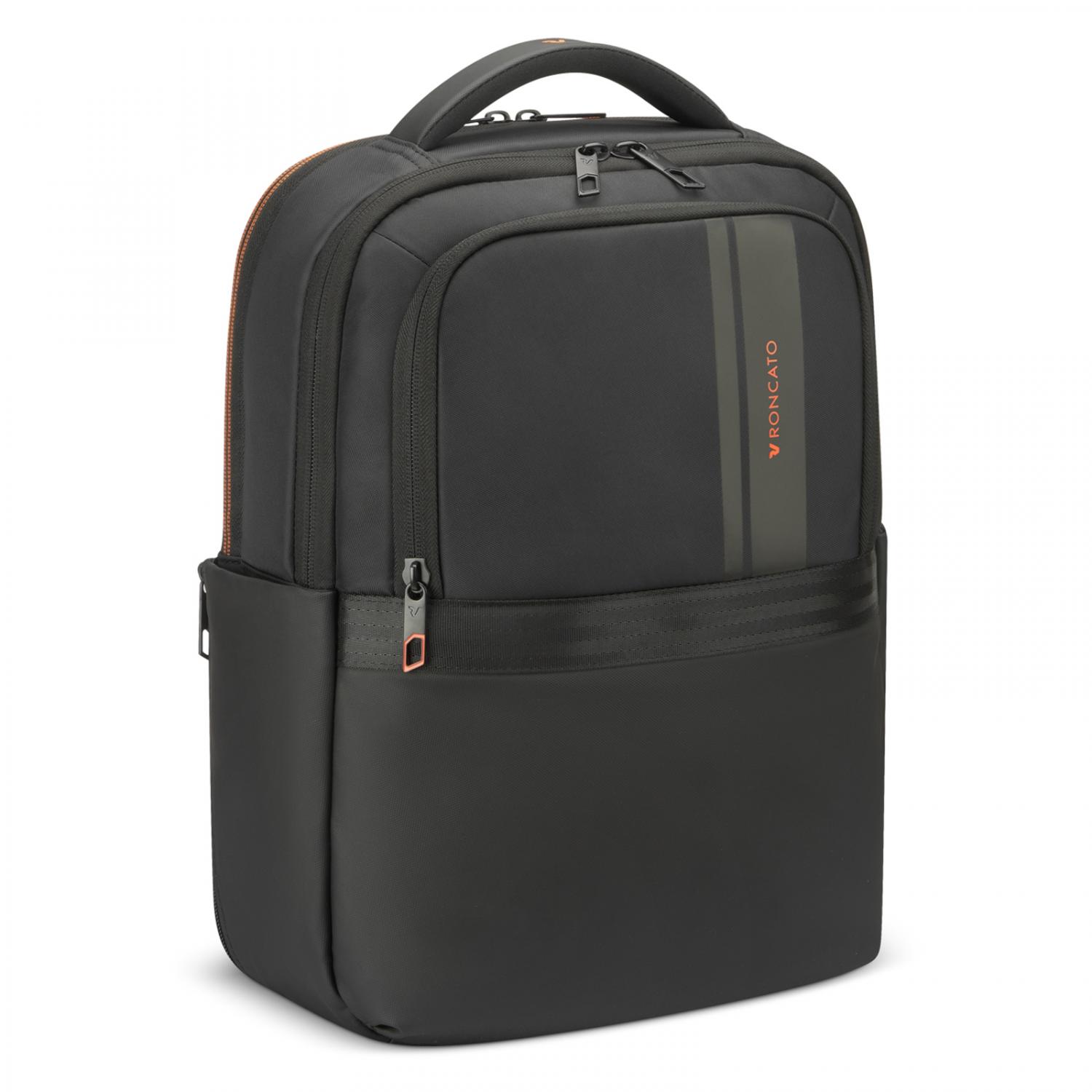 METROPOLITAN TRAVEL Zaino da lavoro porta PC 14 -  38x28x13 cm - Nero