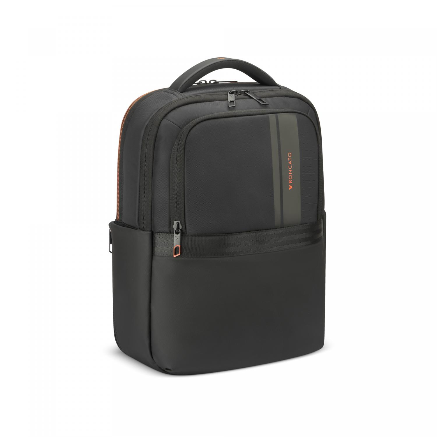 Roncato Metropolitan Travel Zaino Da Lavoro Porta Pc 14 - 38x28x13 Cm - Nero