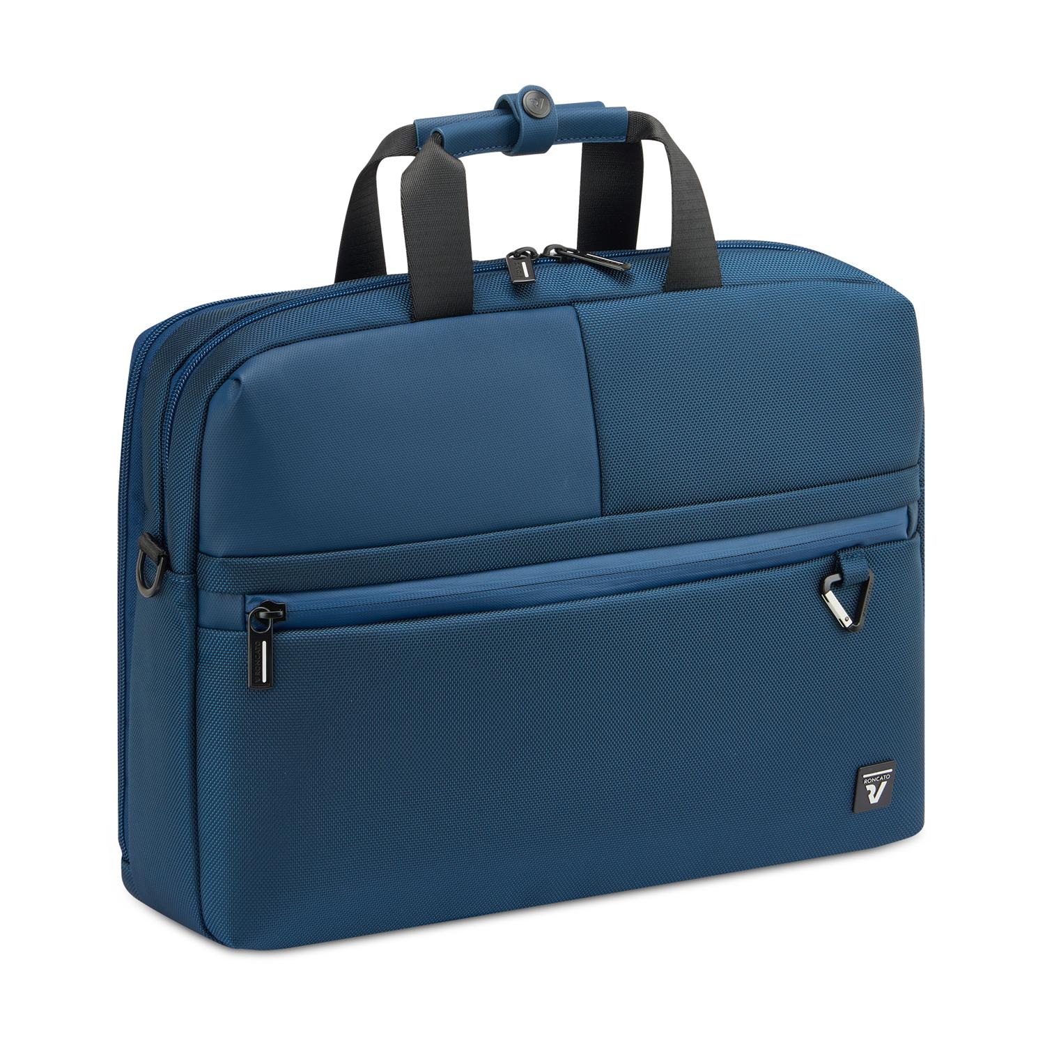 Roncato Trial Borsa Porta Computer Porta Pc 15.6 - 30x42x12 Cm - Blu Notte