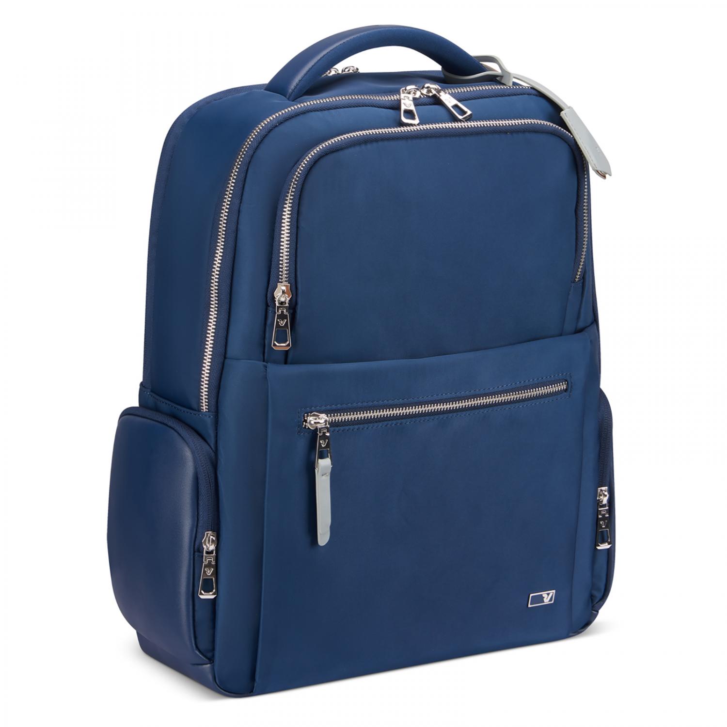 WOMAN BIZ Zaino donna porta PC 15.6 -  41x34x12 cm - Blu Navy