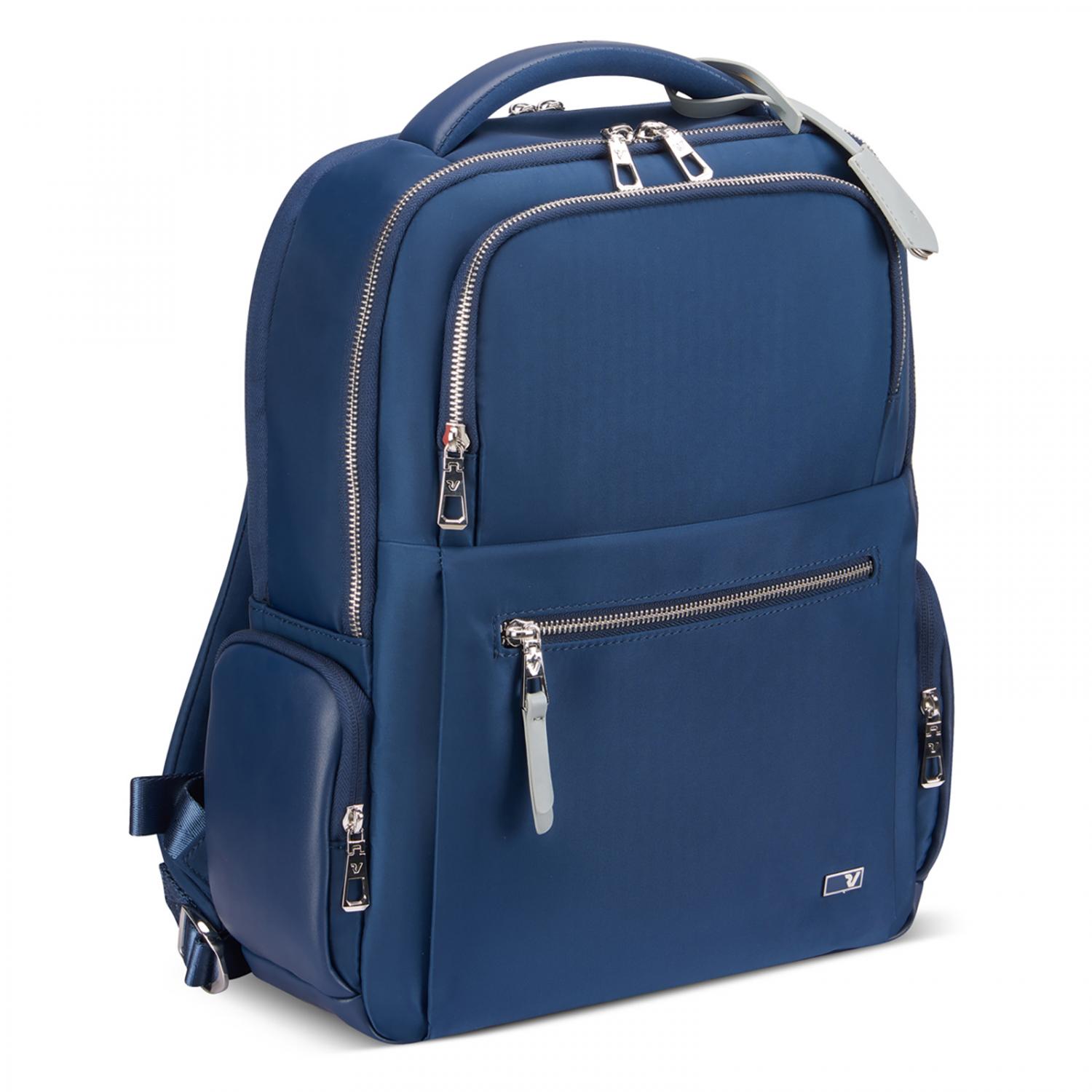 WOMAN BIZ Mochila trabajo para portatil 14 -  38x32x11 cm - Azul Navy