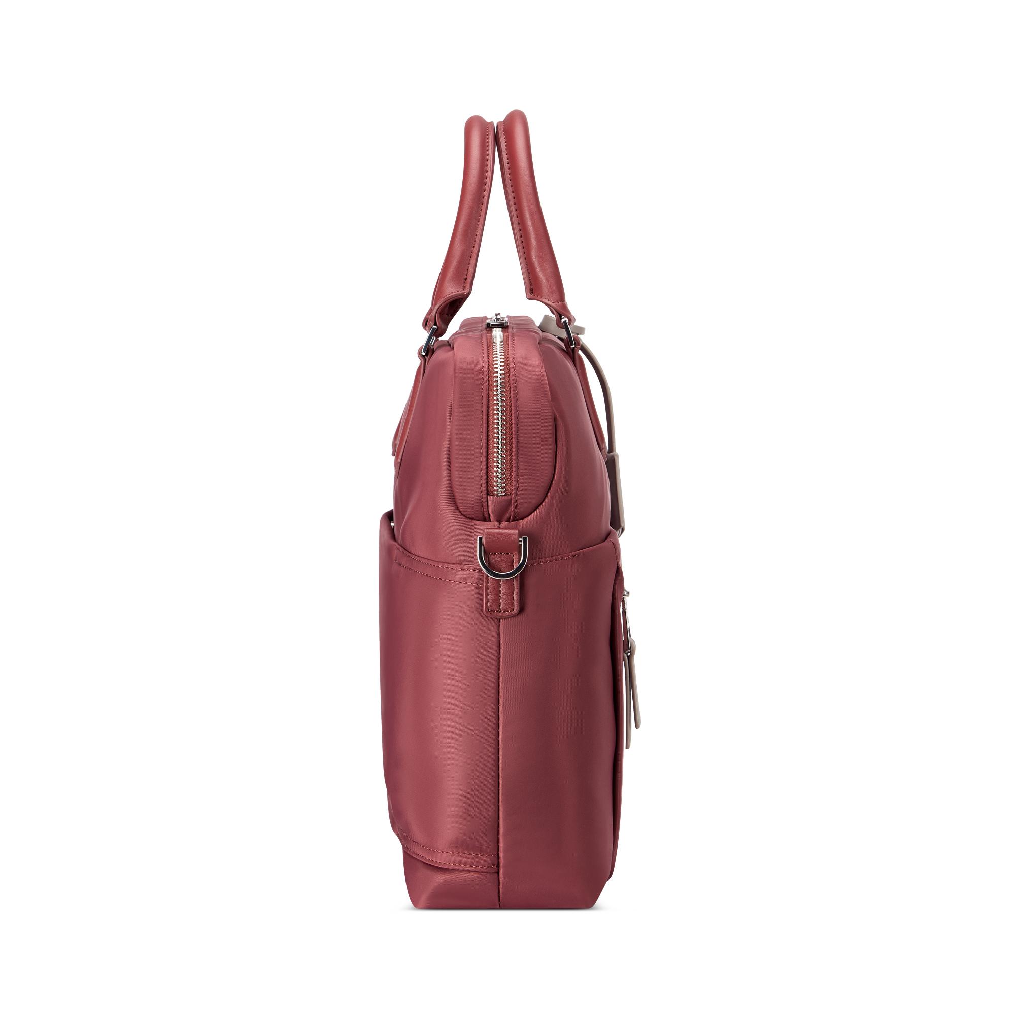 WOMAN BIZ Laptoptasche mit 15,6 Laptopfach - 42x30x10 cm - Bordeaux