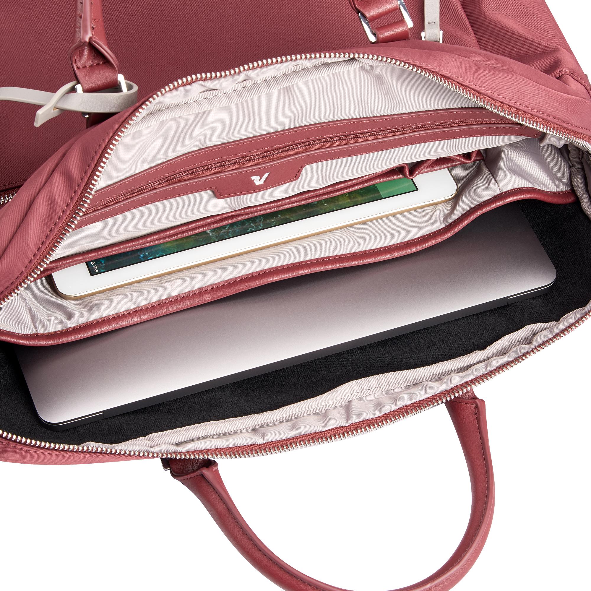 WOMAN BIZ Laptoptasche mit 15,6 Laptopfach - 42x30x10 cm - Bordeaux