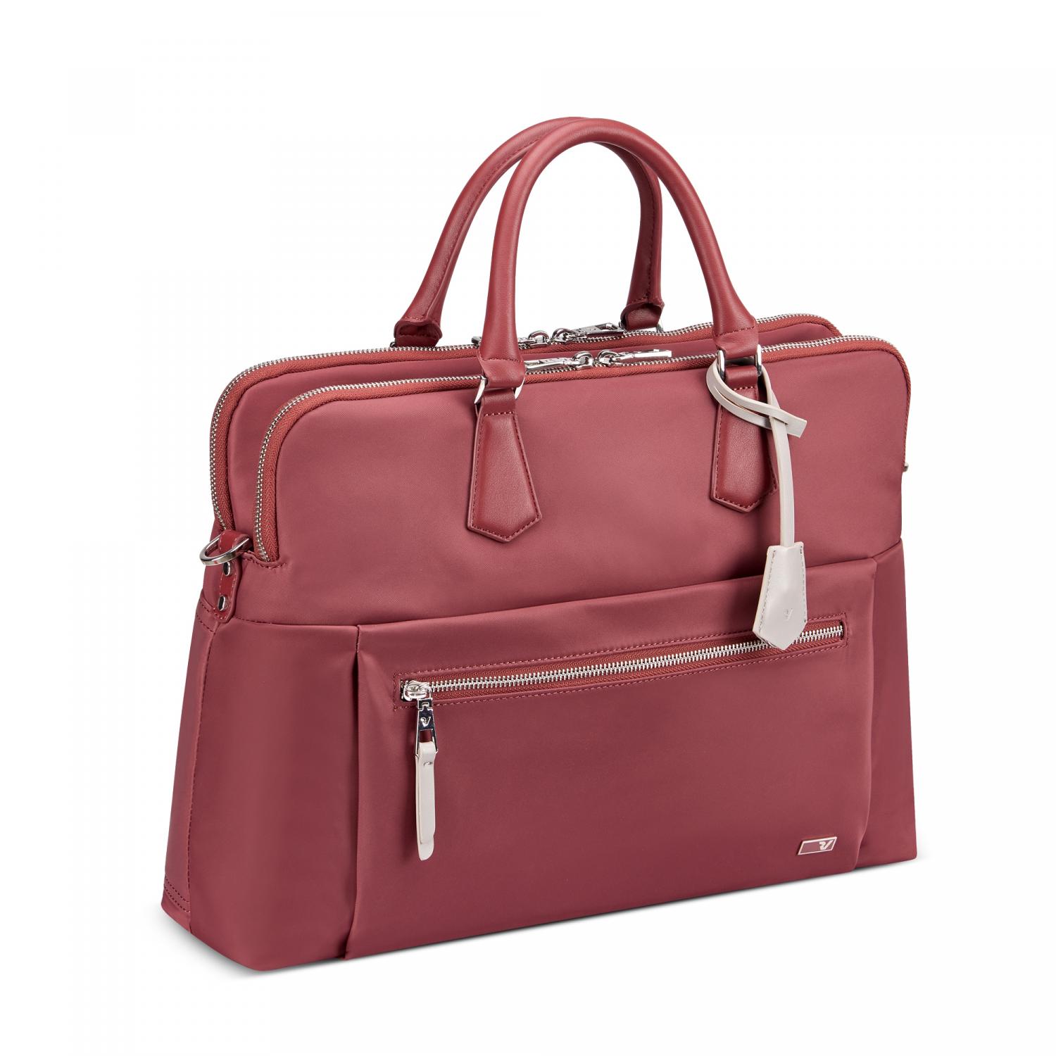 WOMAN BIZ Laptoptasche mit 15,6 Laptopfach -  42x30x10 cm - Bordeaux