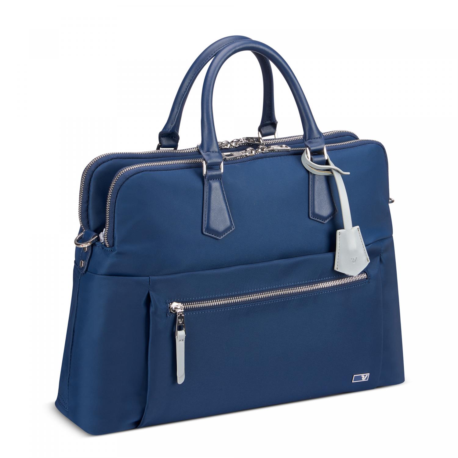 WOMAN BIZ Maletín para portátil 15.6 -  42x30x10 cm - Azul Navy