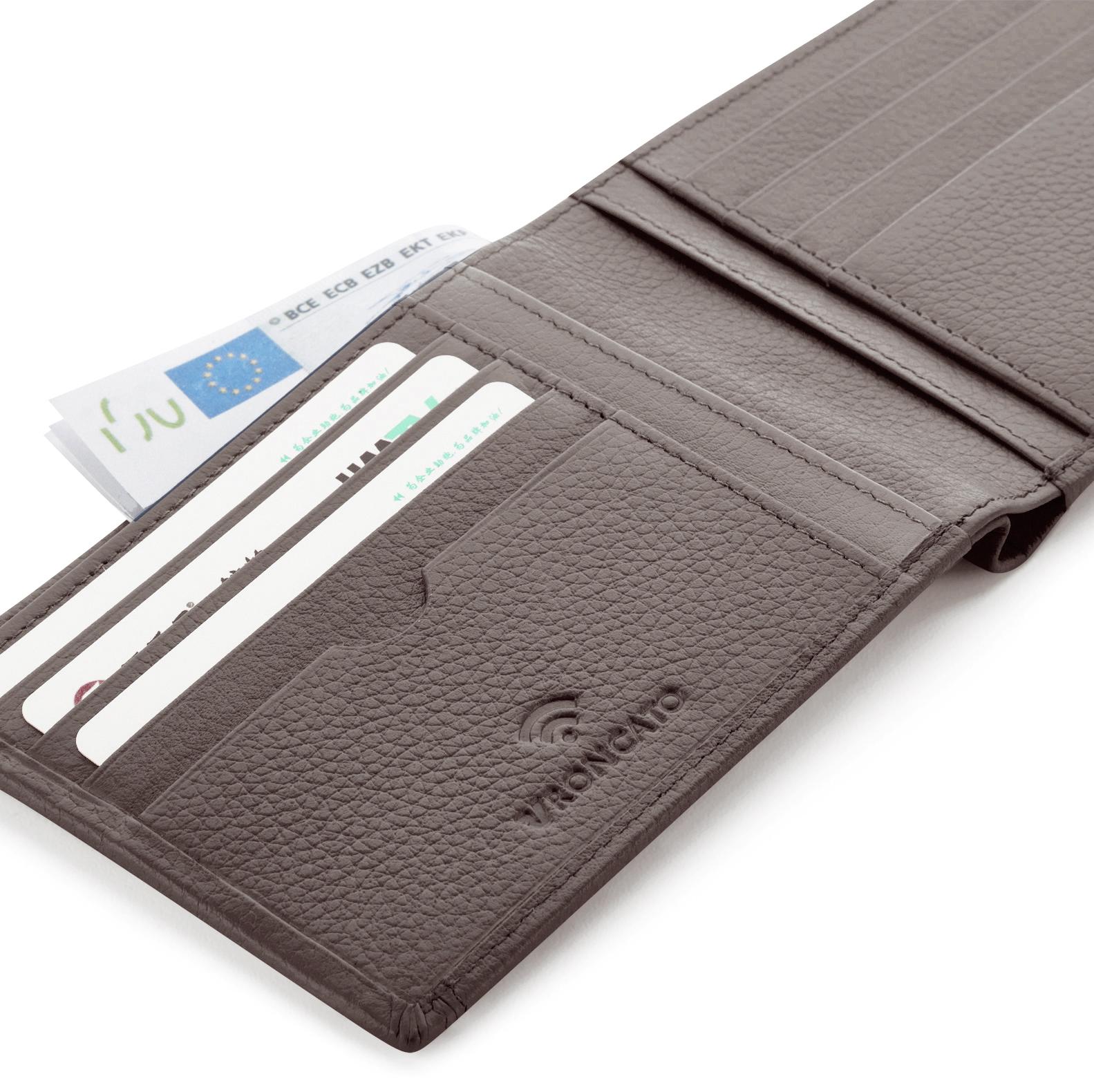 ALASKA Portefeuille homme 13x9.5x1.5 cm - Acajou