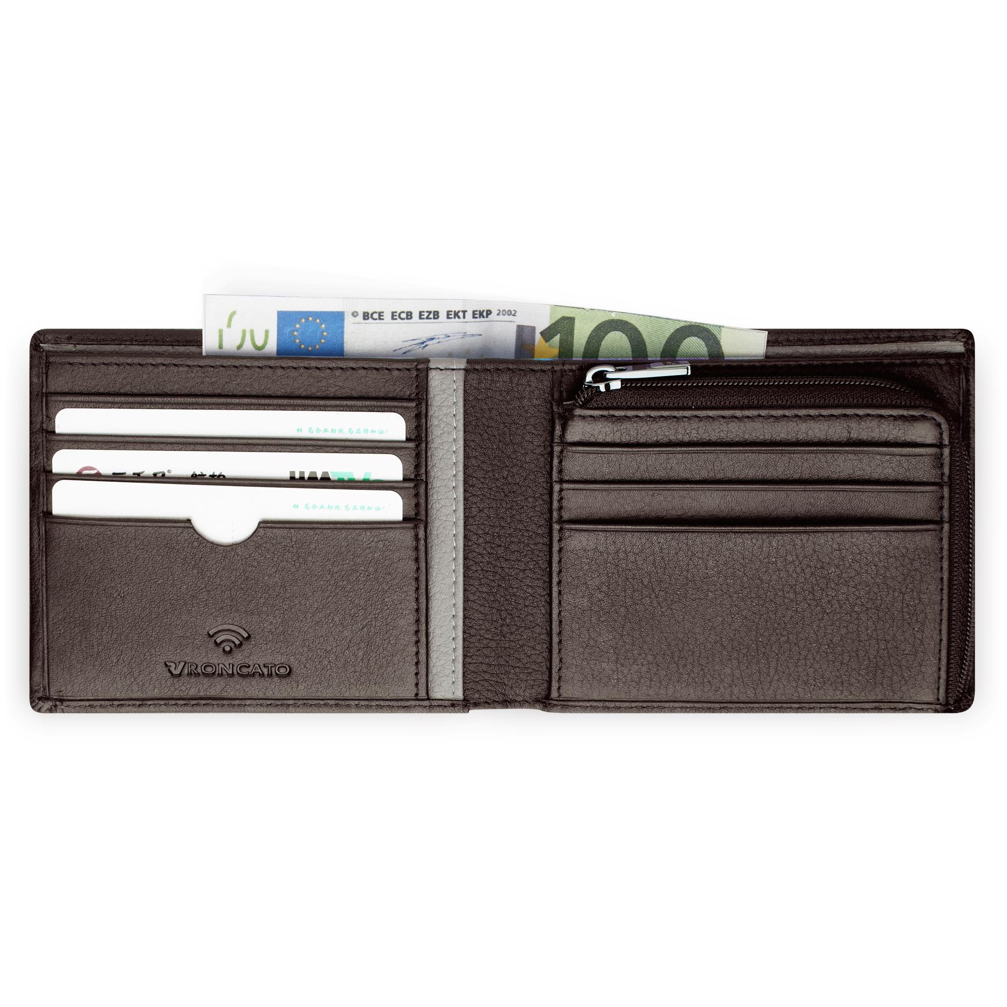 ALASKA Portefeuille homme 13x9.5x1.5 cm - Acajou