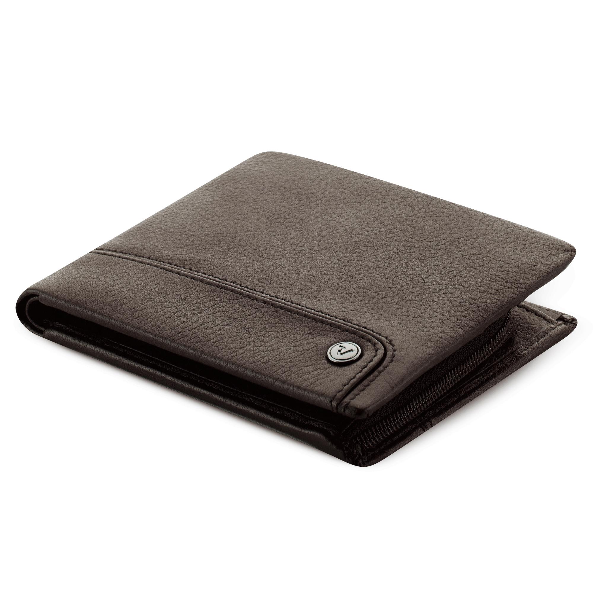 ALASKA Portefeuille homme 13x9.5x1.5 cm - Acajou