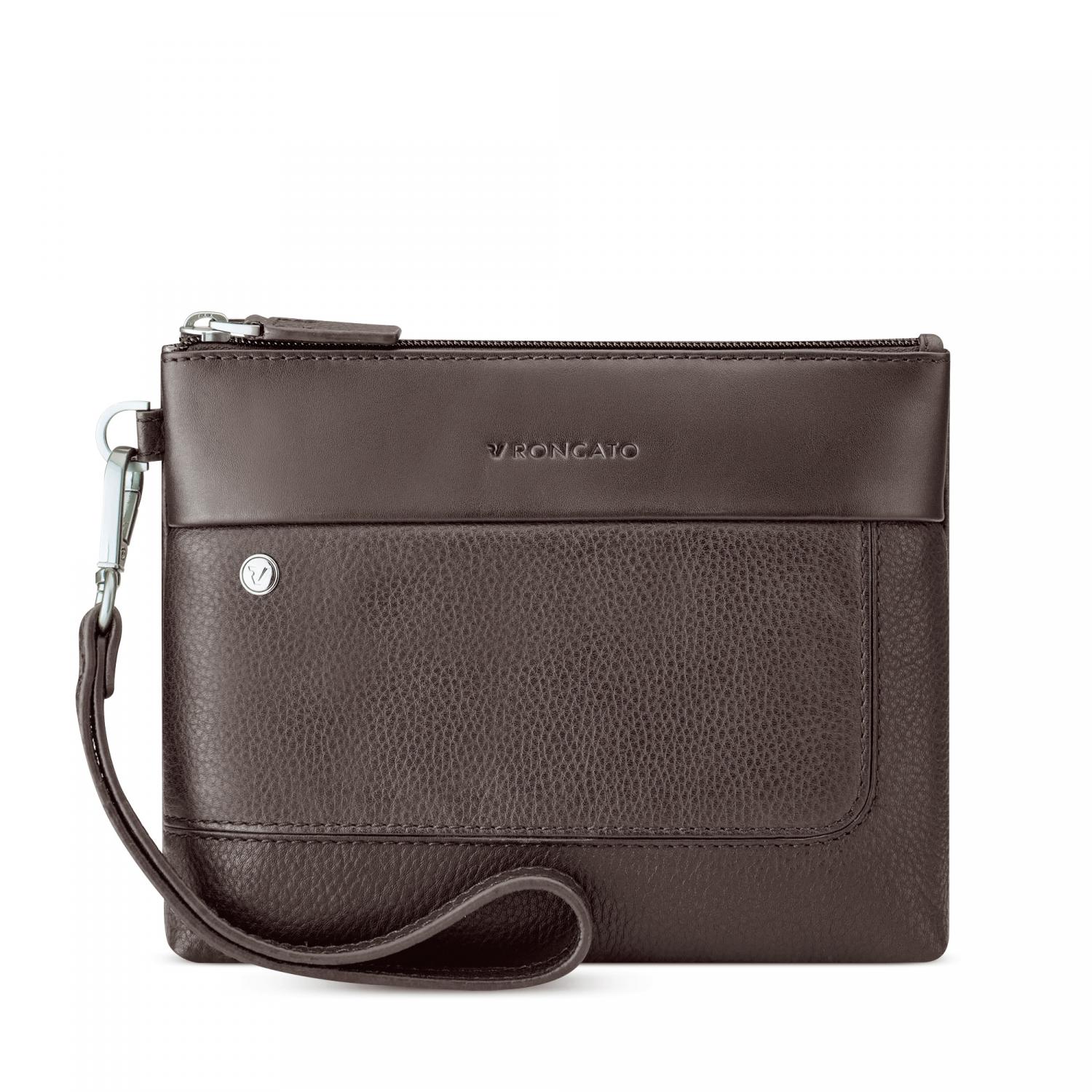 ALASKA Flat pouch 22x16x3.5 cm - Acajou