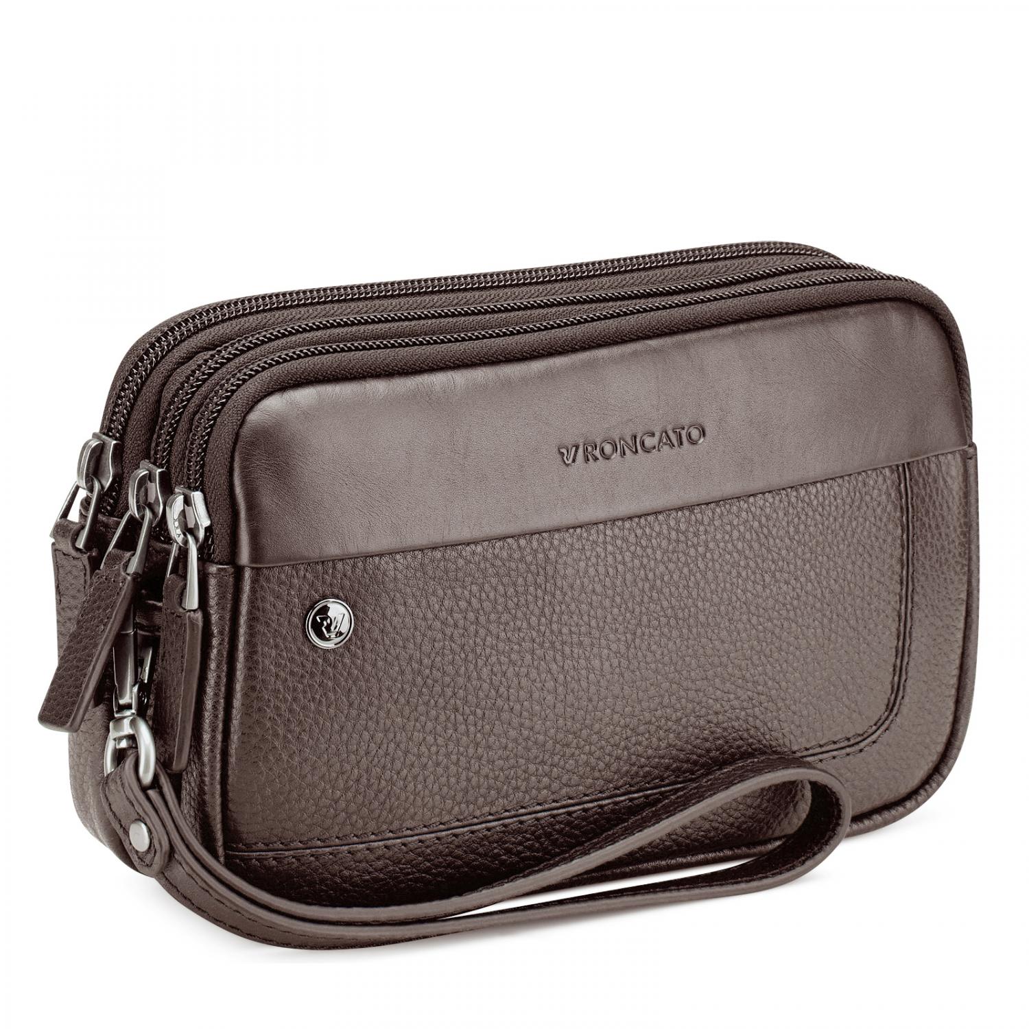 ALASKA Pochette 21x12x7 cm - Acajou