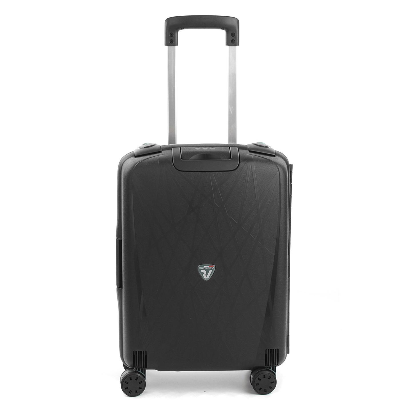 LIGHT Valise cabine 55x40x20 cm - Noir
