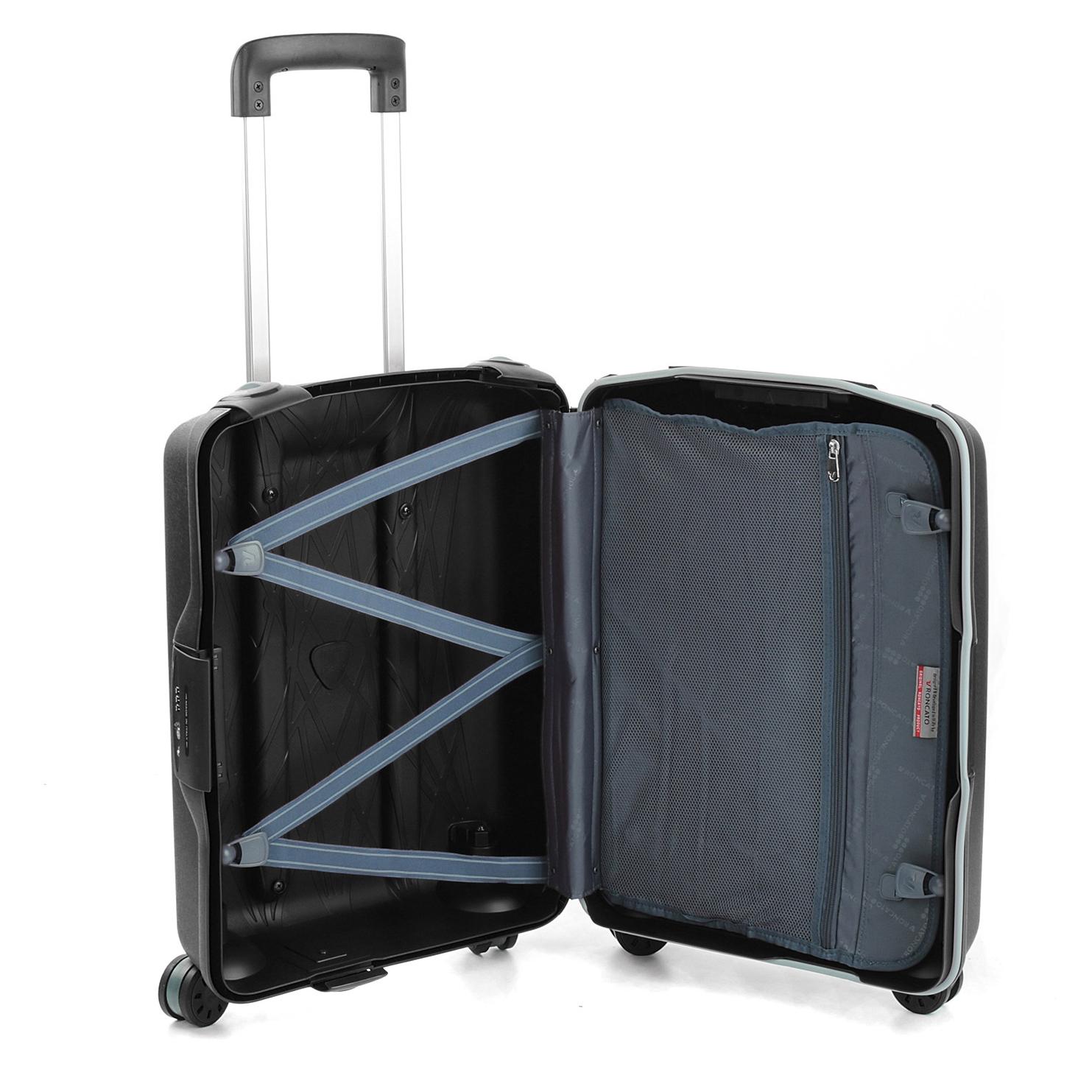 LIGHT Valise cabine 55x40x20 cm - Noir
