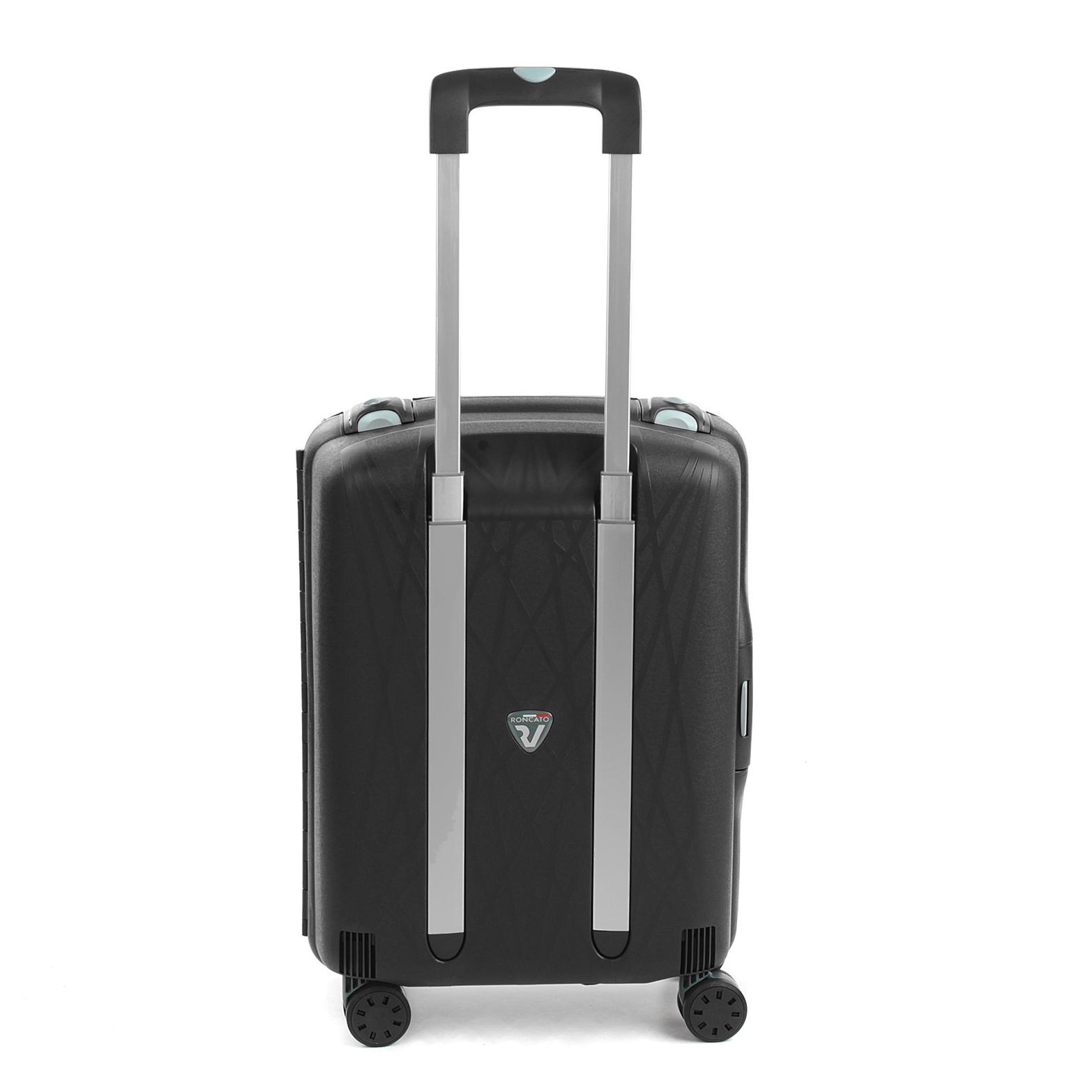 LIGHT Valise cabine 55x40x20 cm - Noir