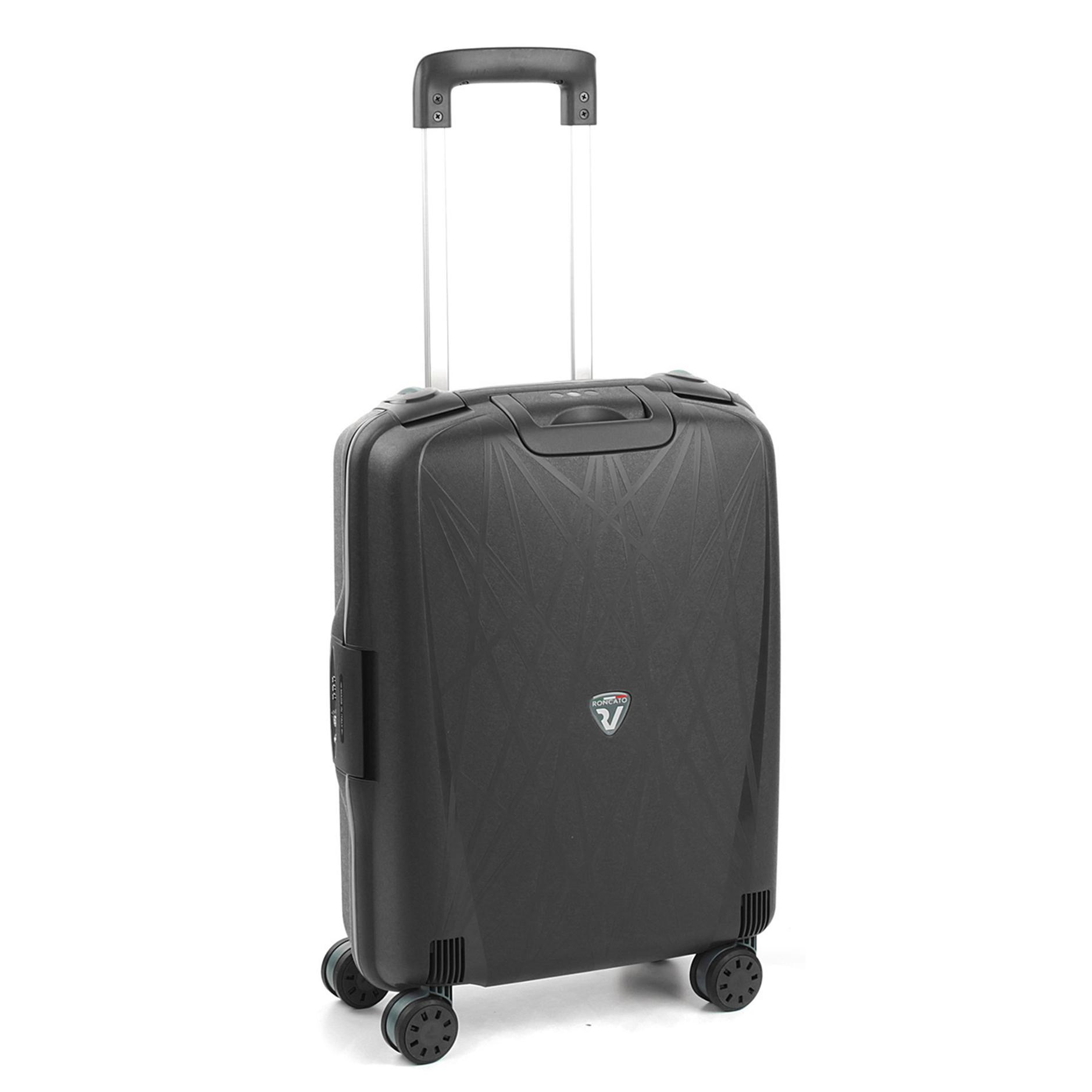 LIGHT Valise cabine 55x40x20 cm - Noir