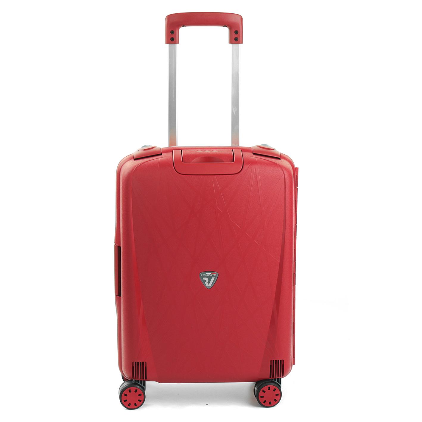 LIGHT Valise cabine 55x40x20 cm - Rouge