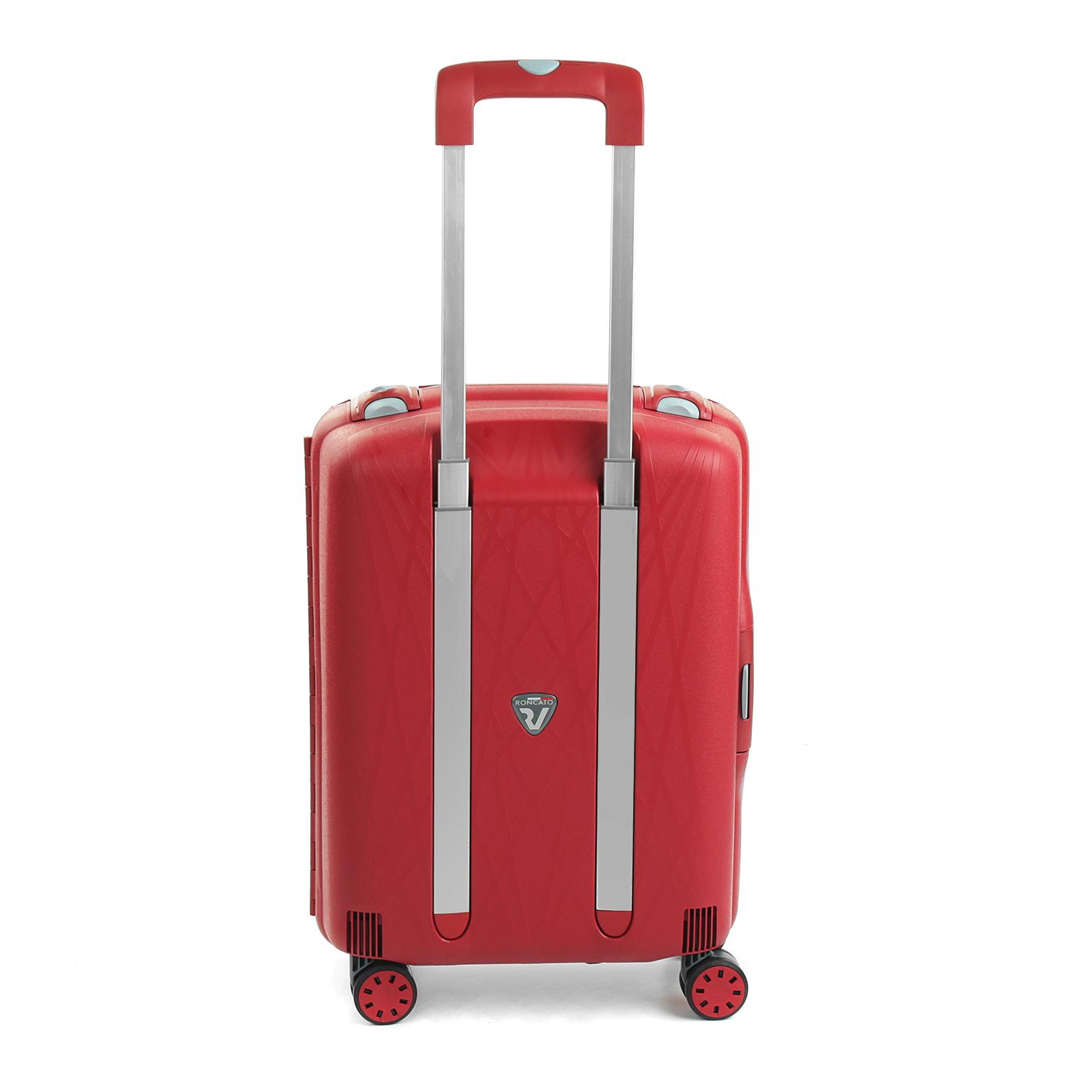 LIGHT Valise cabine 55x40x20 cm - Rouge