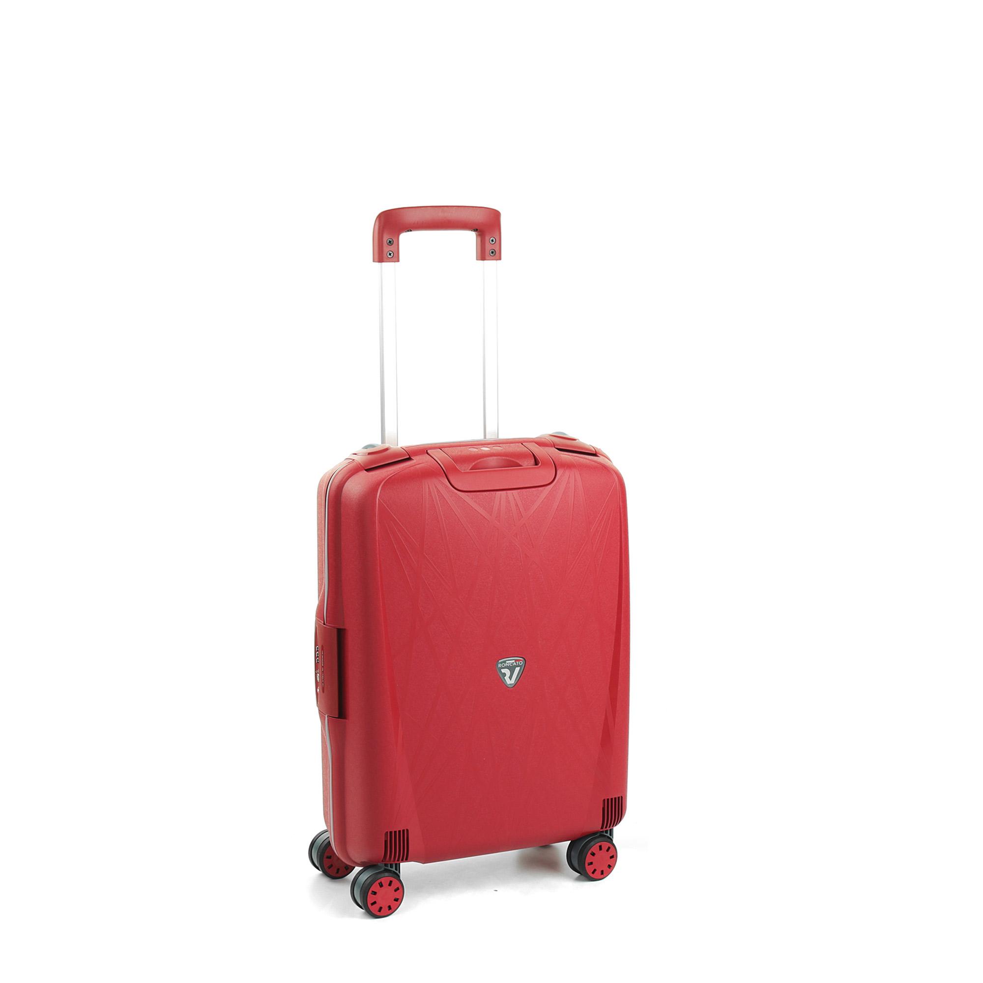 LIGHT Valise cabine 55x40x20 cm - Rouge