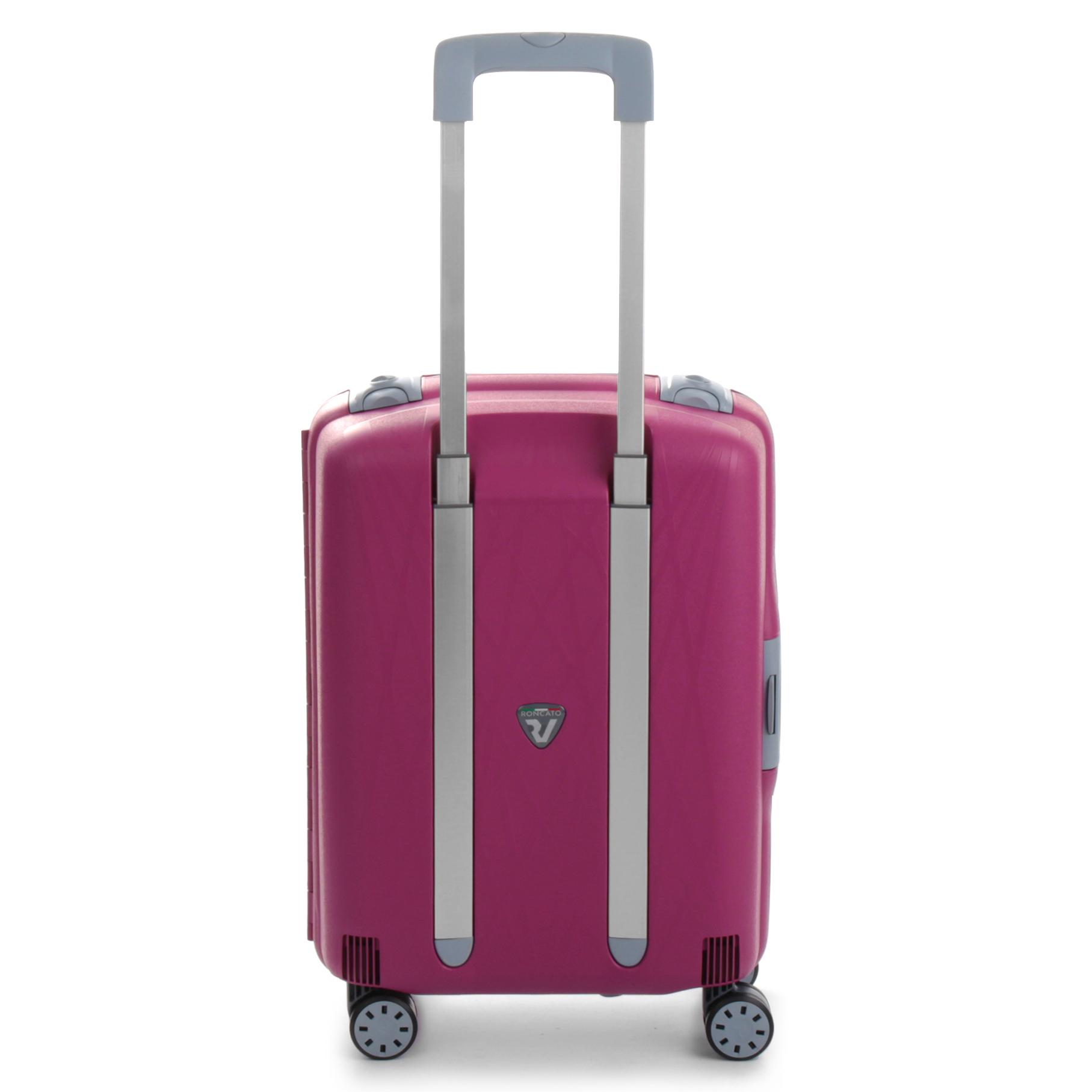 LIGHT Trolley bagaglio a mano 55x40x20 cm - Magenta