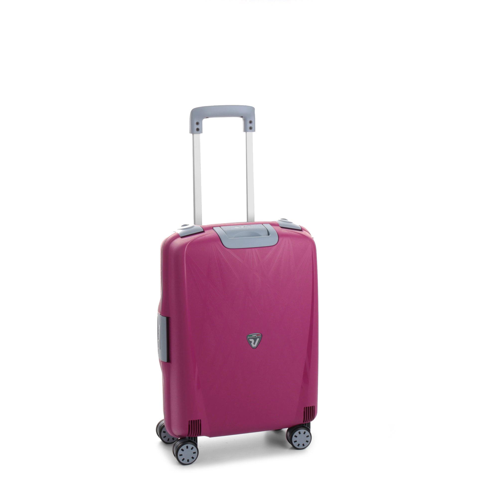 LIGHT Trolley bagaglio a mano 55x40x20 cm - Magenta