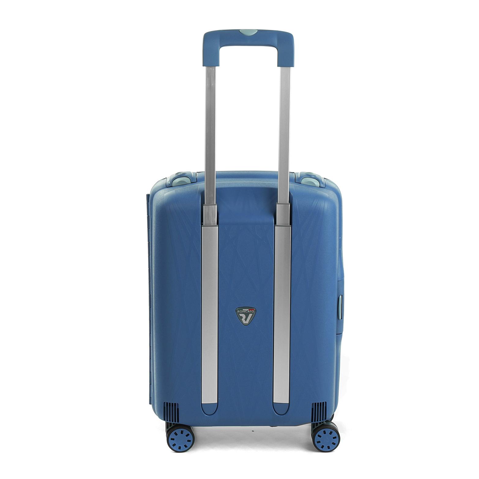 LIGHT Valise cabine 55x40x20 cm - Bleu Avio