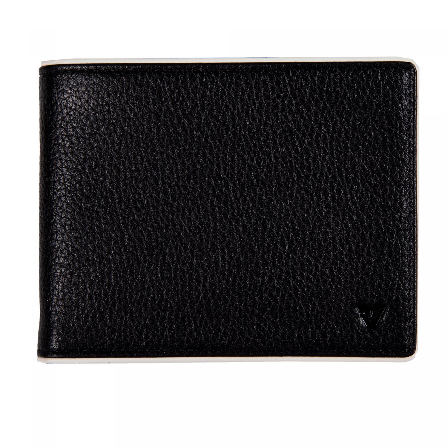 Roncato Madrid Portafoglio Uomo 12.5x9.5x2 Cm - Nero/blu